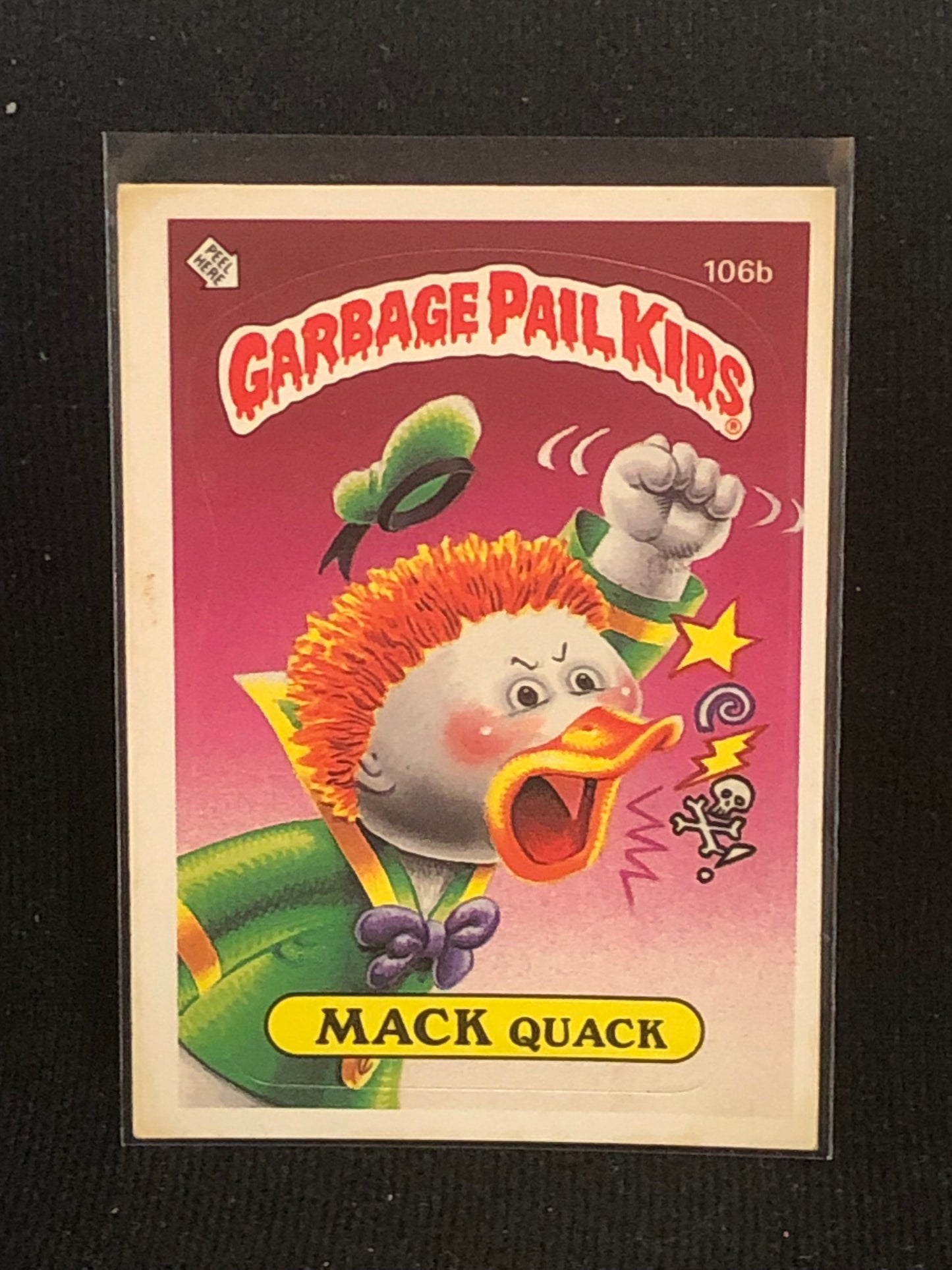 Garbage Pail Kids Original Series 3 (os3) 106b Mack Quack