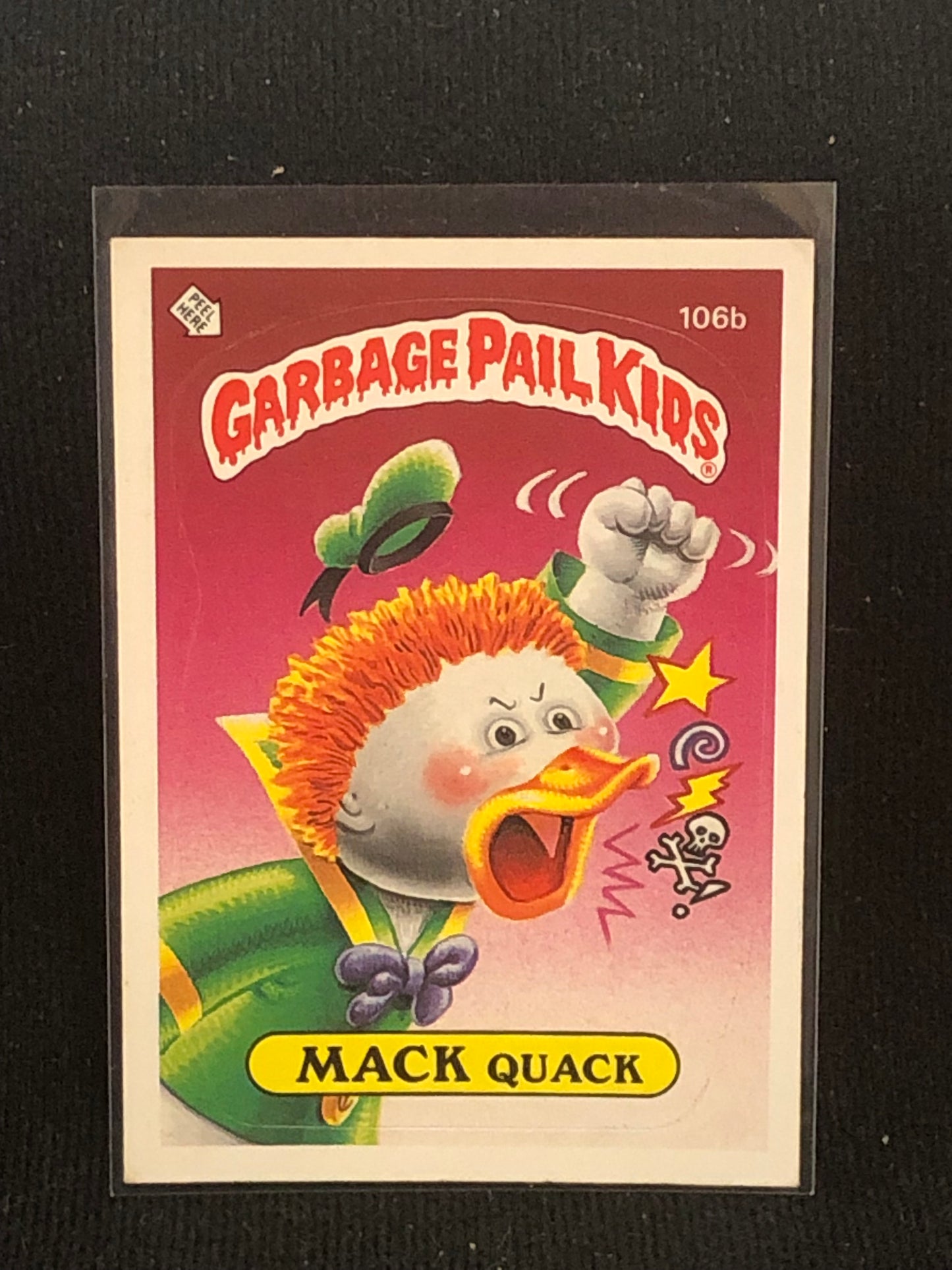 Garbage Pail Kids Original Series 3 (os3) 106b Mack Quack