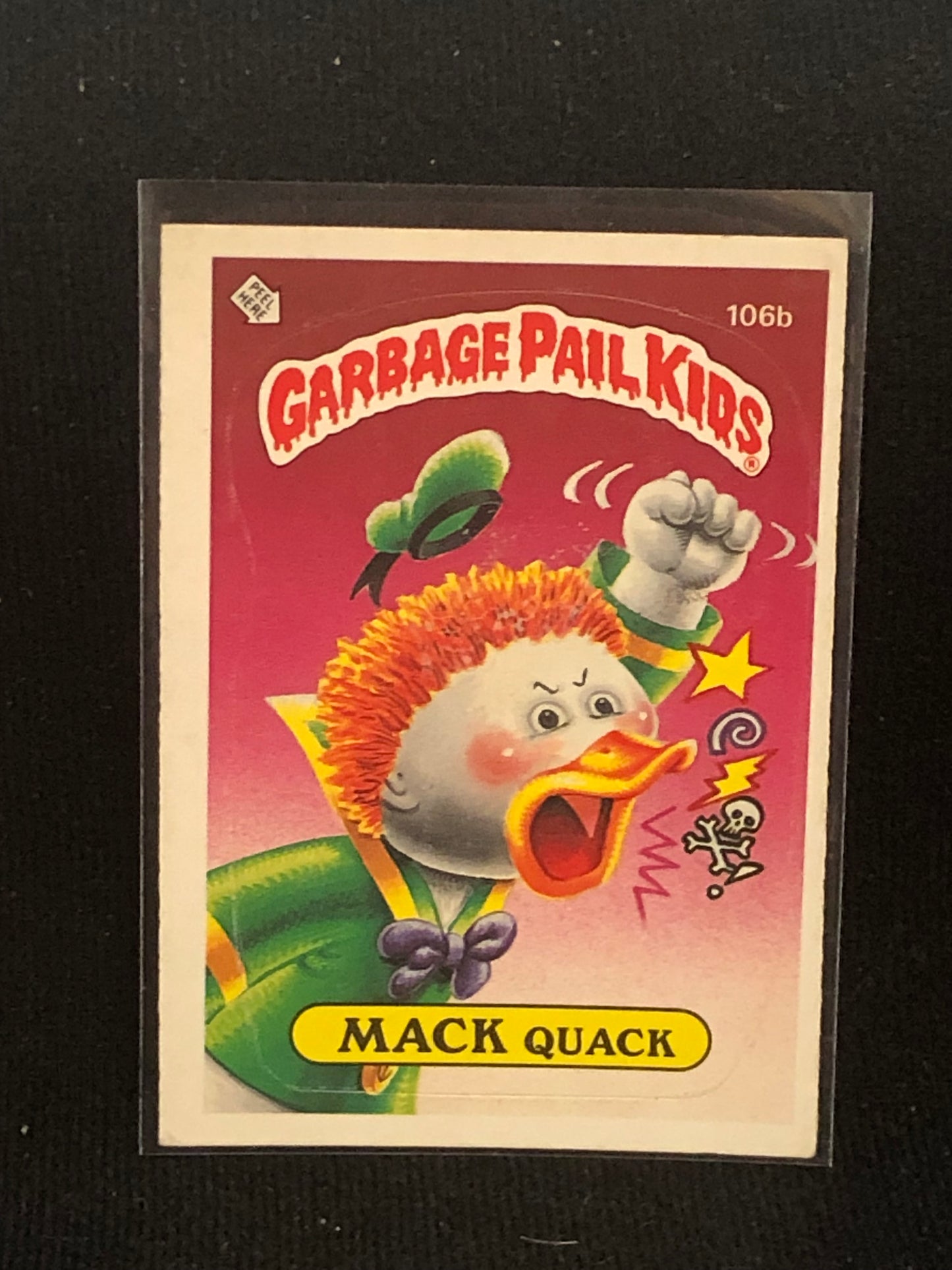 Garbage Pail Kids Original Series 3 (os3) 106b Mack Quack