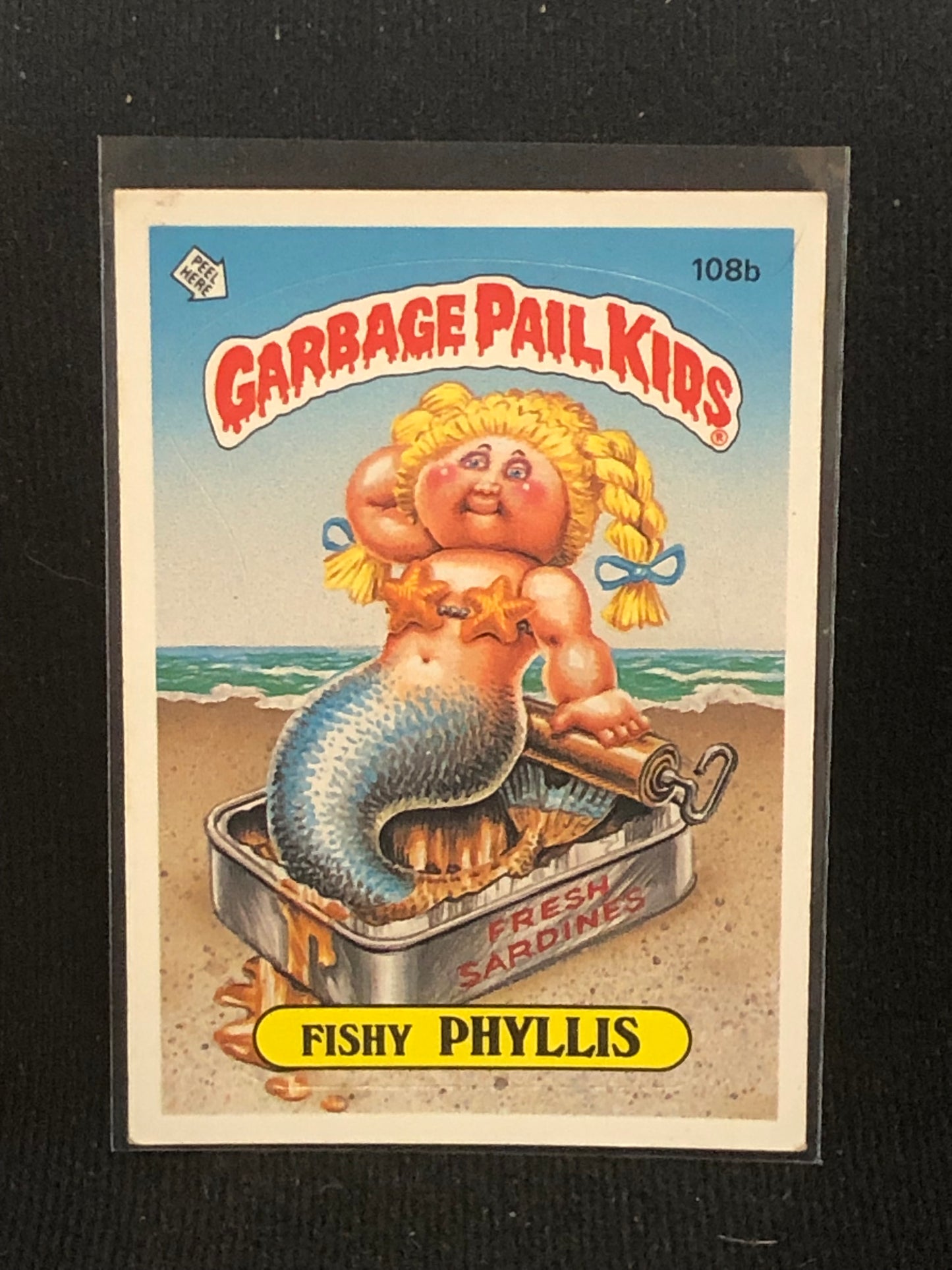 Garbage Pail Kids Original Series 3 (os3) 108b Fishy Phyllis