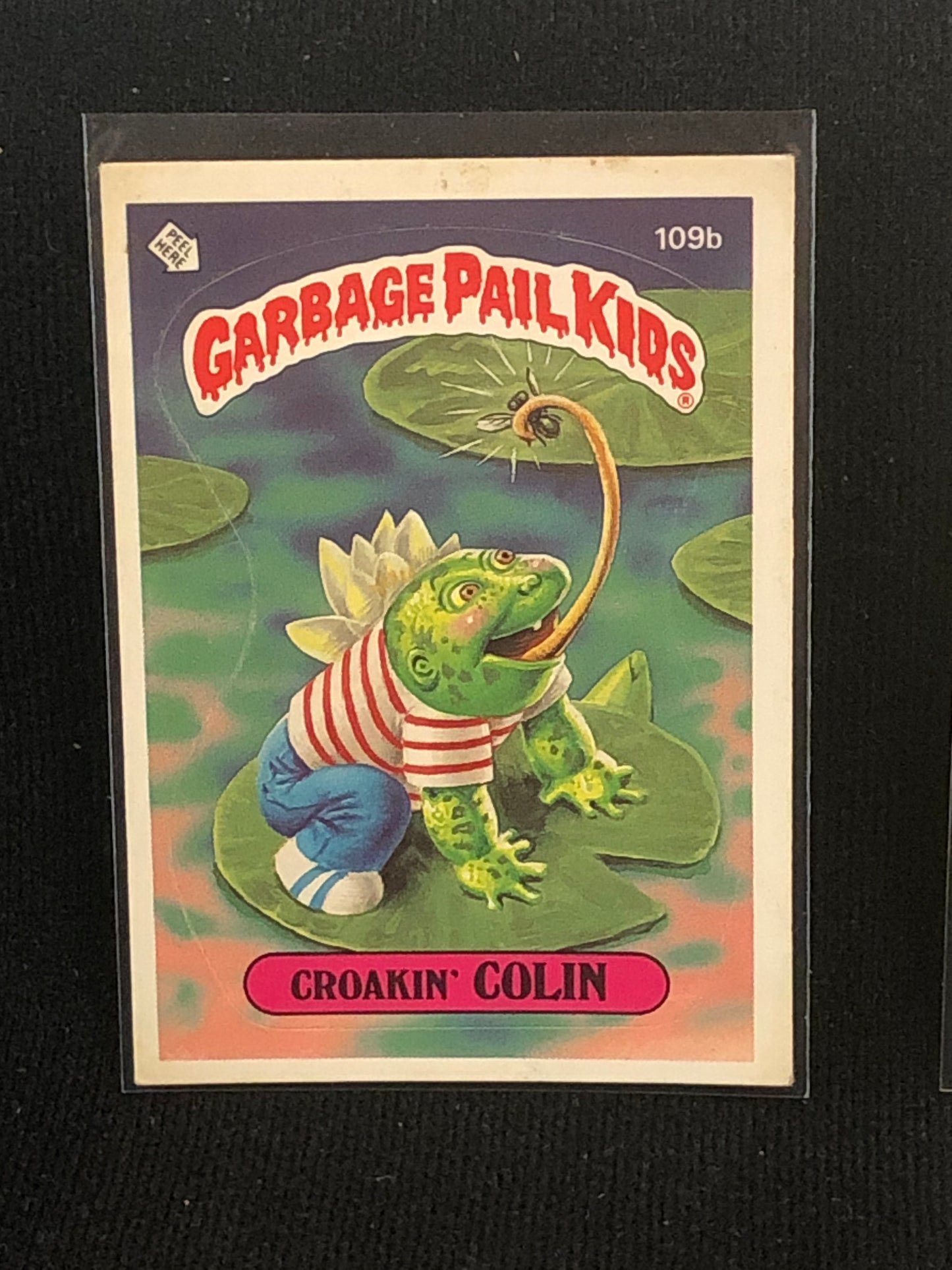 Garbage Pail Kids Original Series 3 (os3) 109b Croakin Colin