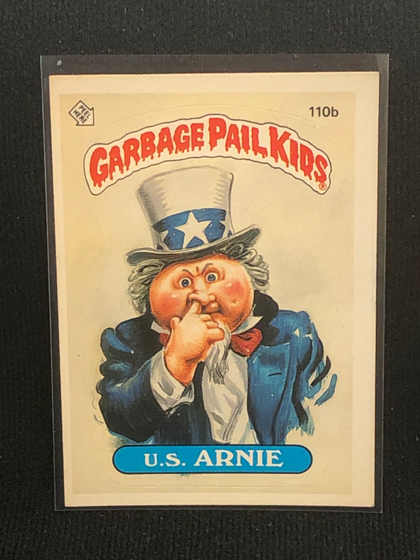 Garbage Pail Kids Original Series 3 (os3) 110b U.S. Arnie