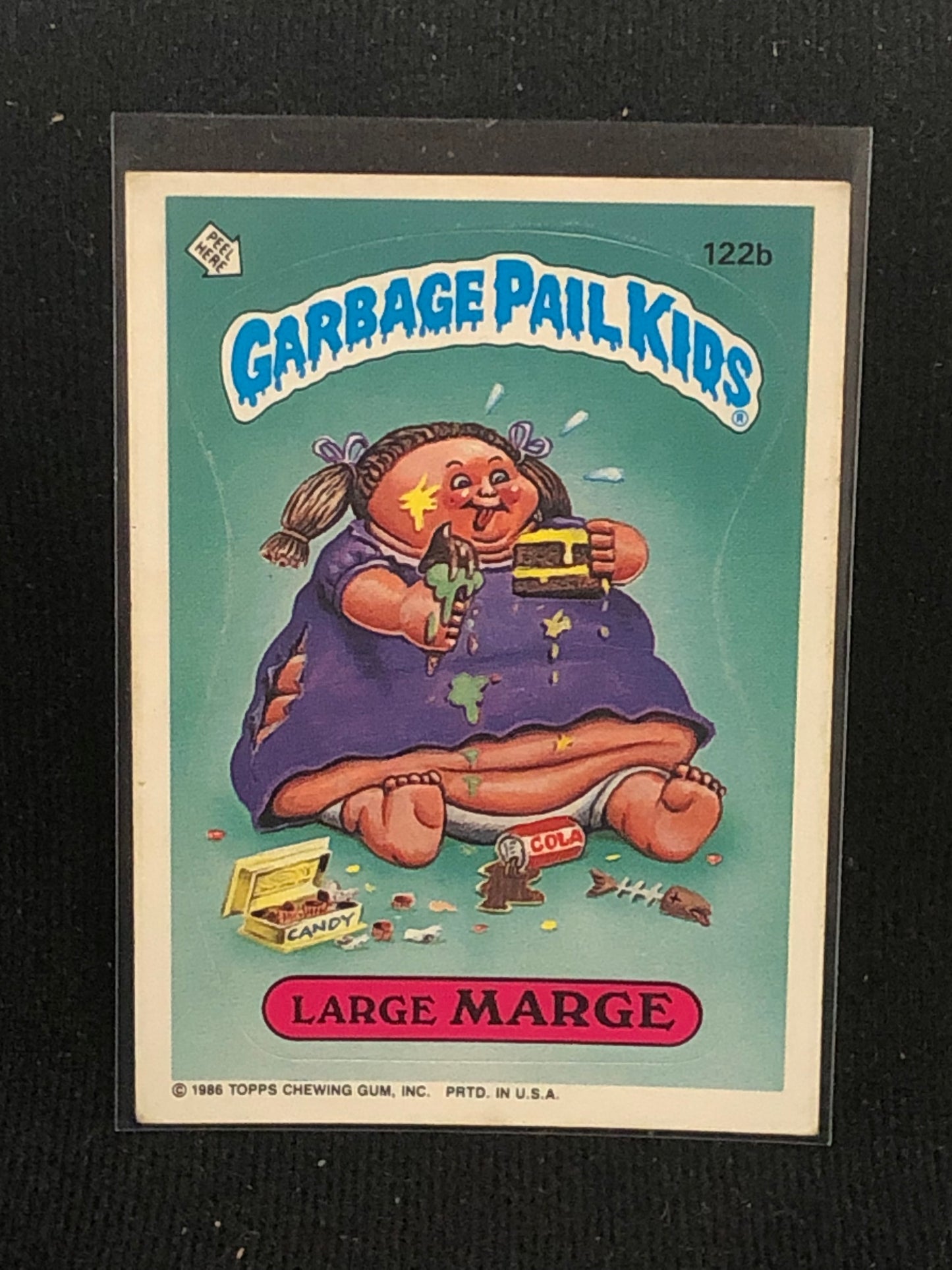 Garbage Pail Kids Original Series 3 (os3) 122b Large Marge