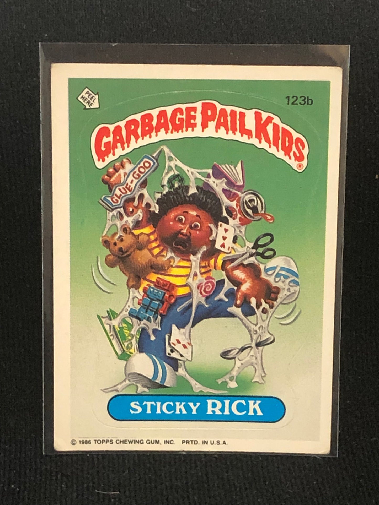 Garbage Pail Kids Original Series 3 (os3) 123b Sticky Rick