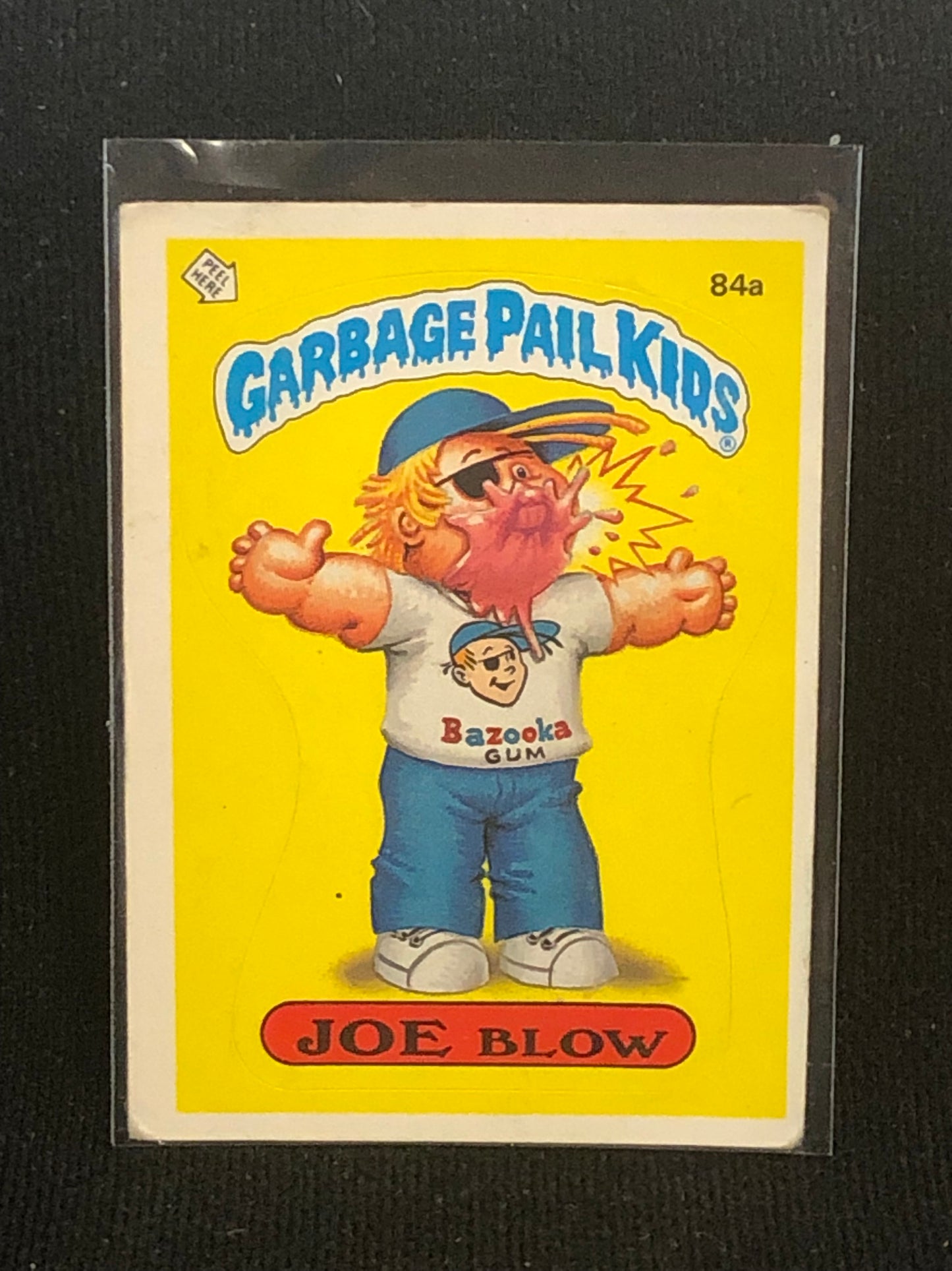 Garbage Pail Kids Original Series 3 (os3) 84a Joe Blow