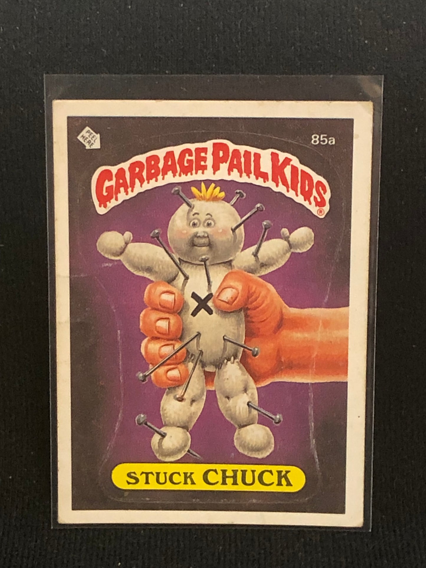 Garbage Pail Kids Original Series 3 (os3) 85a Stuck Chuck