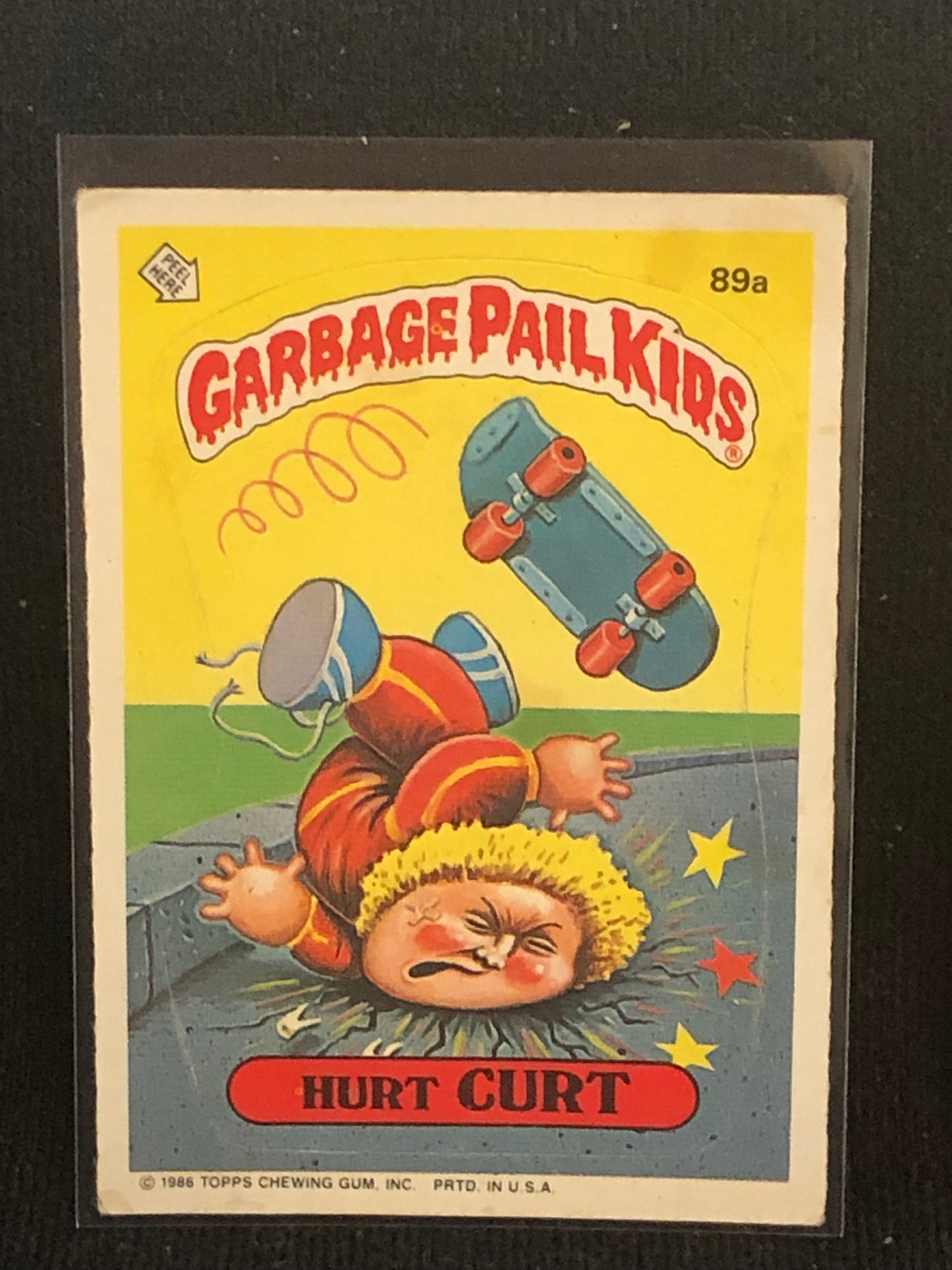 Garbage Pail Kids Original Series 3 (os3) 89a Hurt Curt