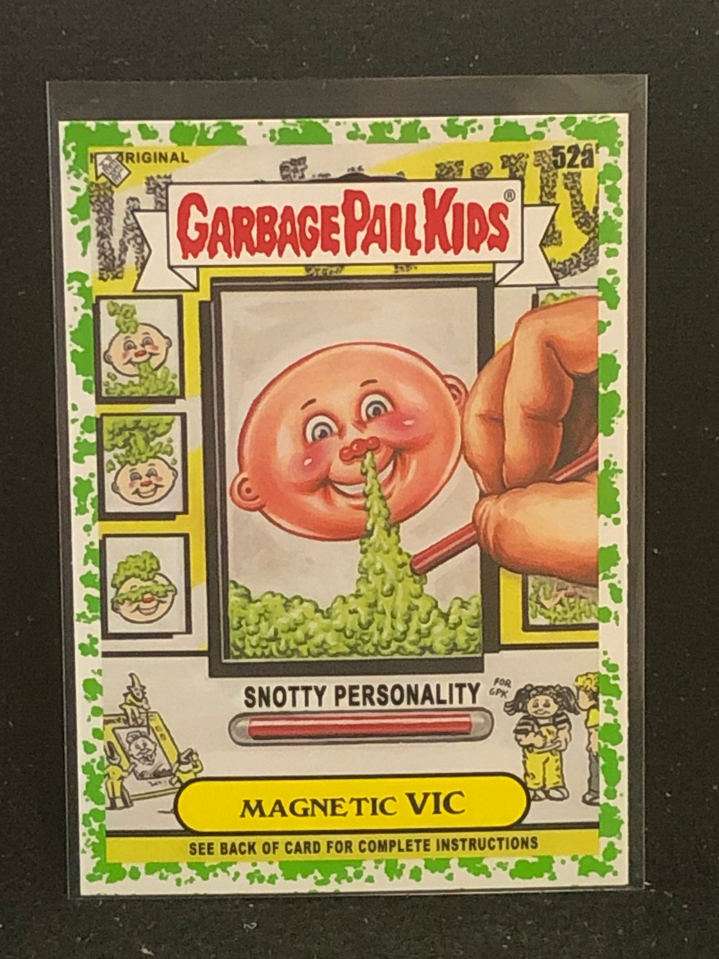 Garbage Pail Kids Kids At Play U-PICK Green Parallel Singles