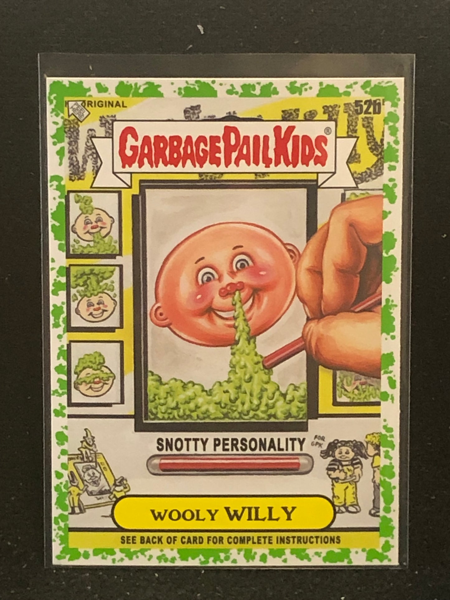 Garbage Pail Kids Kids At Play U-PICK Green Parallel Singles