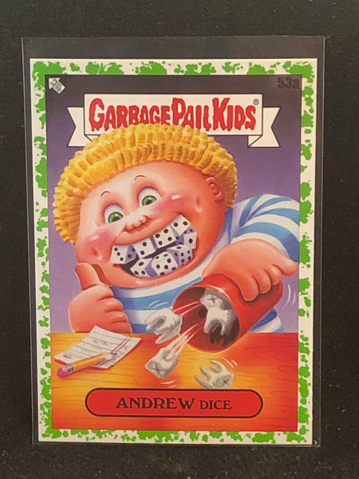 Garbage Pail Kids Kids At Play U-PICK Green Parallel Singles