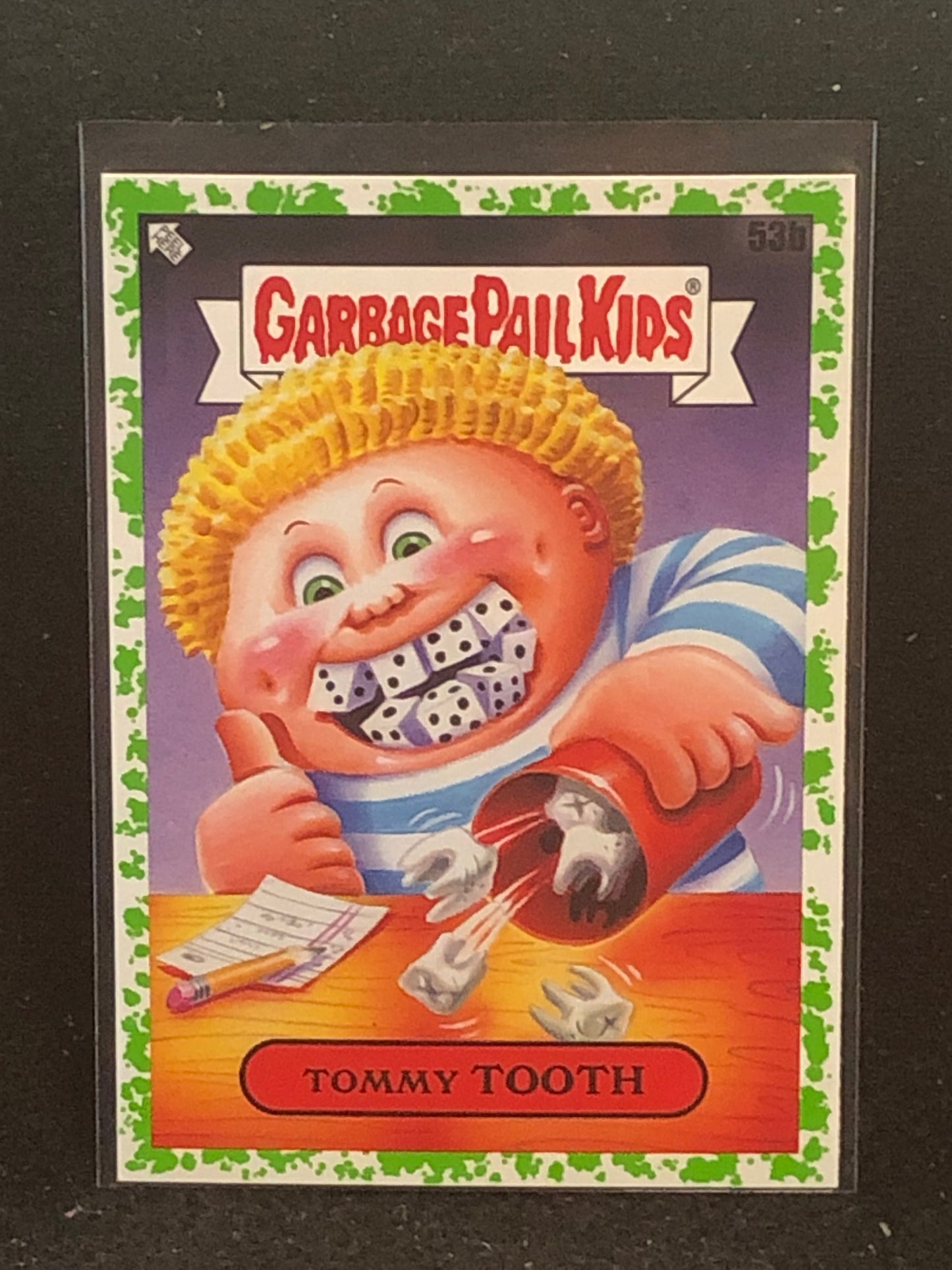 Garbage Pail Kids Kids At Play U-PICK Green Parallel Singles