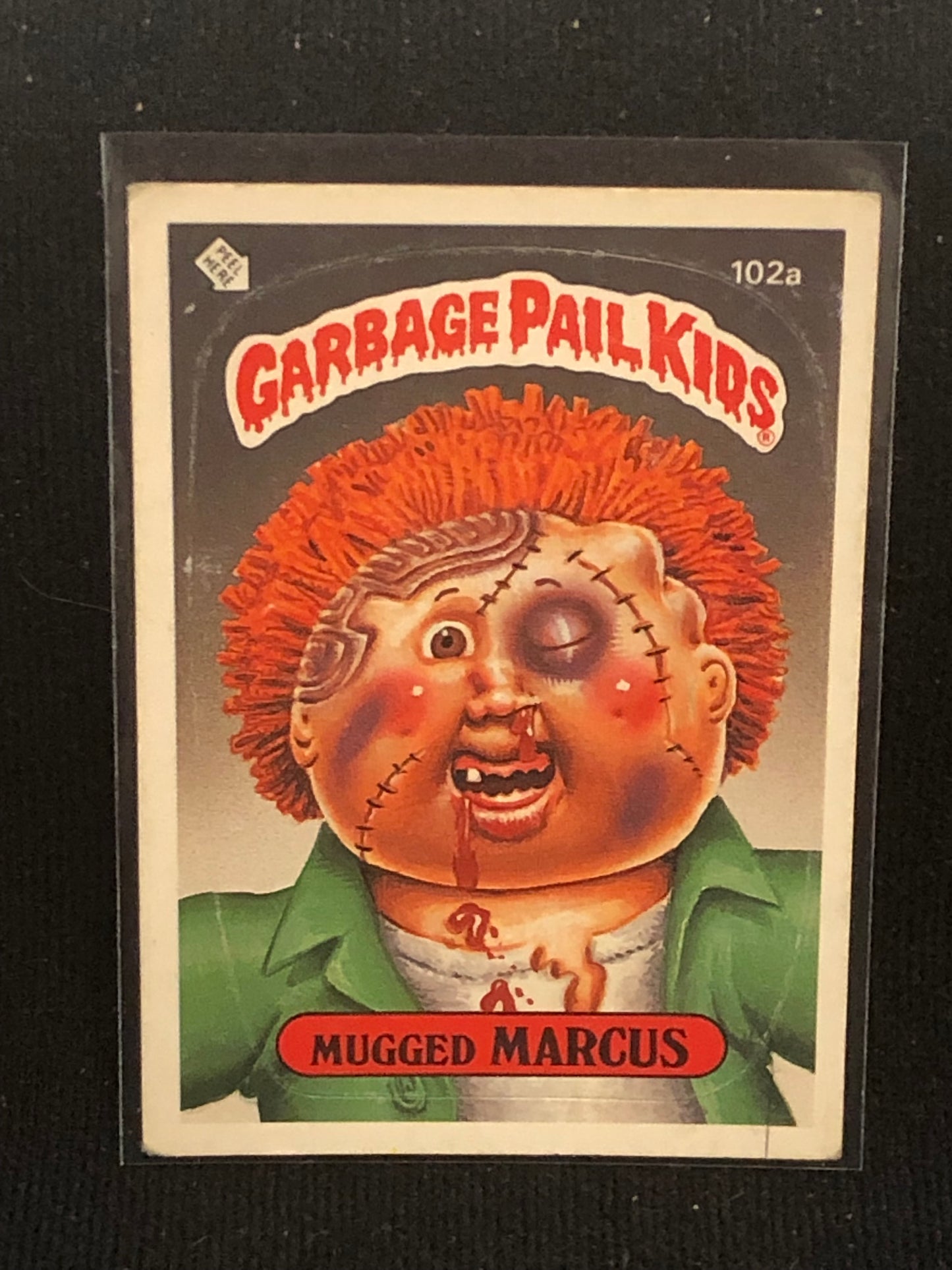 Garbage Pail Kids Original Series 3 (os3) 102a Mugged Marcus