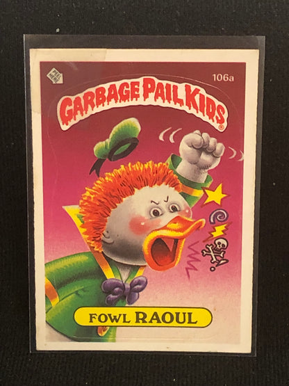 Garbage Pail Kids Original Series 3 (os3) 106a Fowl Raoul