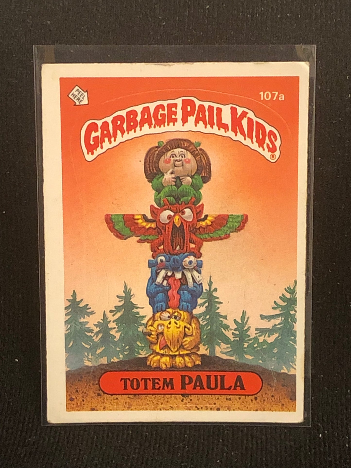 Garbage Pail Kids Original Series 3 (os3) 107a Totem Paula