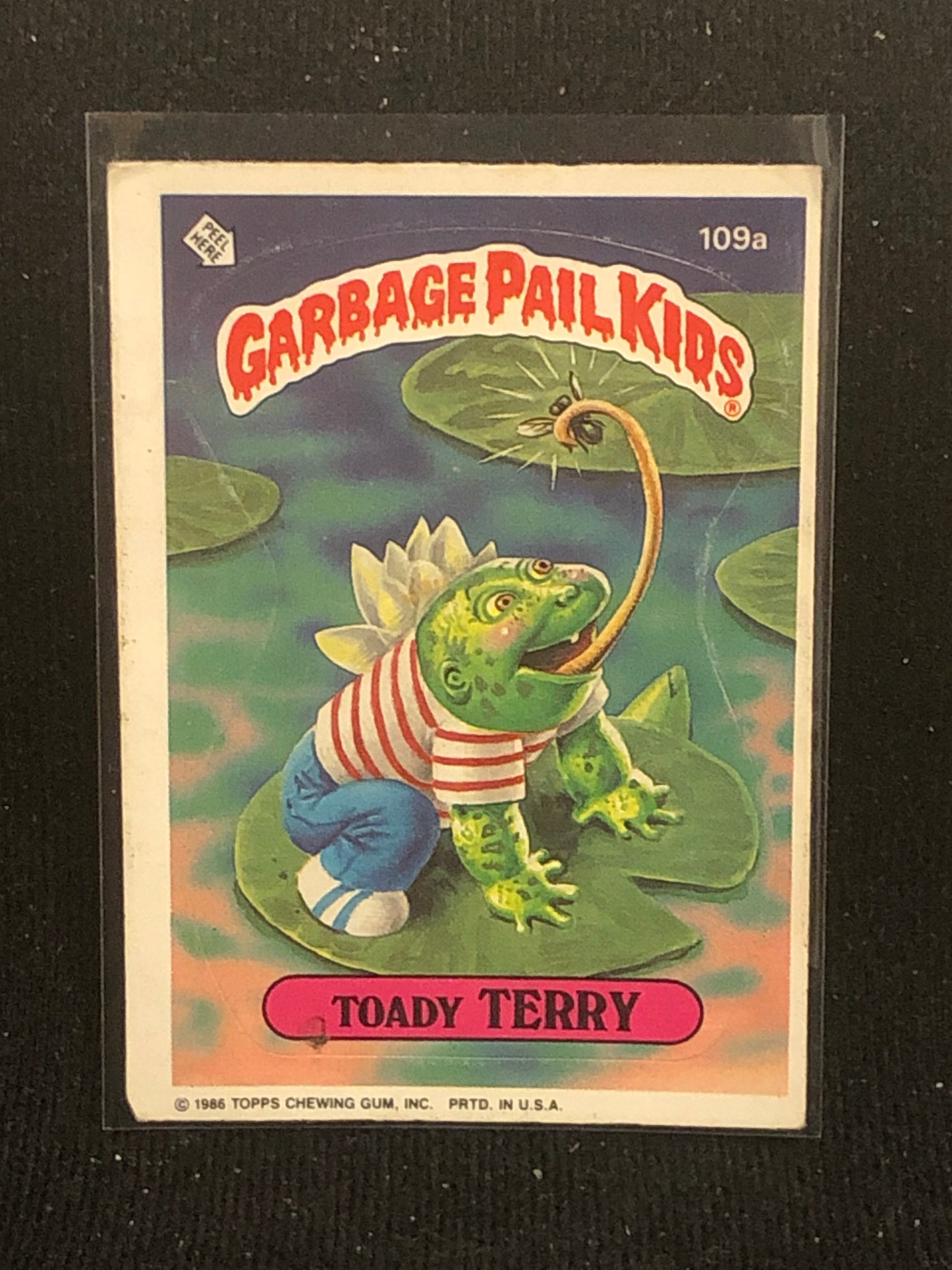 Garbage Pail Kids Original Series 3 (os3) 109a Toady Terry