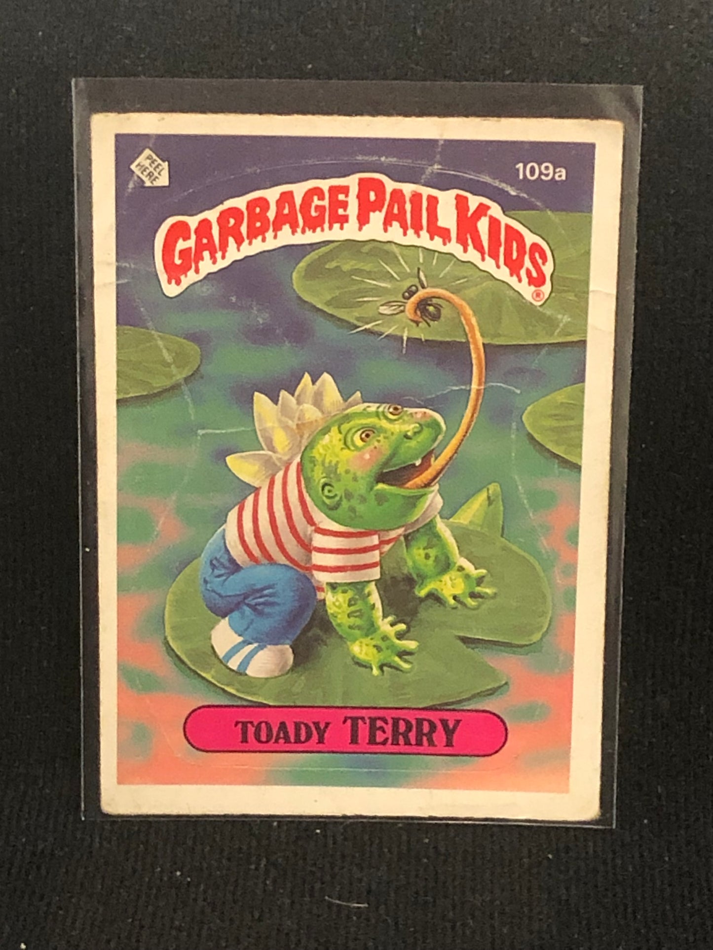 Garbage Pail Kids Original Series 3 (os3) 109a Toady Terry