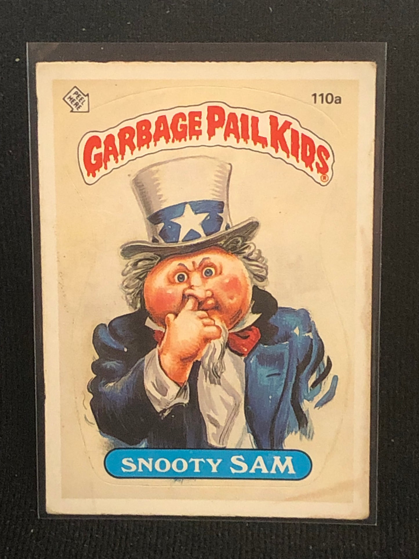 Garbage Pail Kids Original Series 3 (os3) 110a Snooty Sam