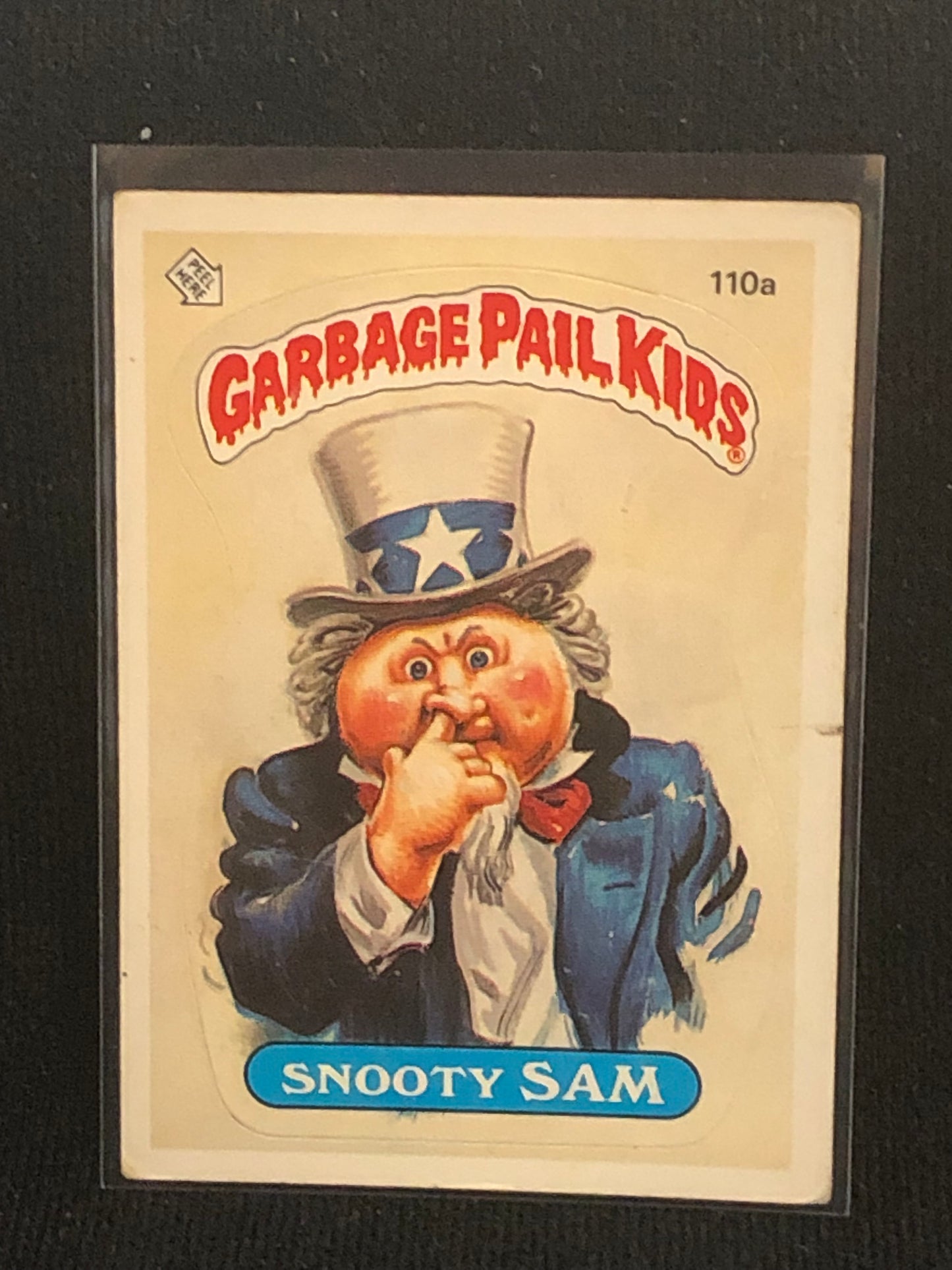 Garbage Pail Kids Original Series 3 (os3) 110a Snooty Sam