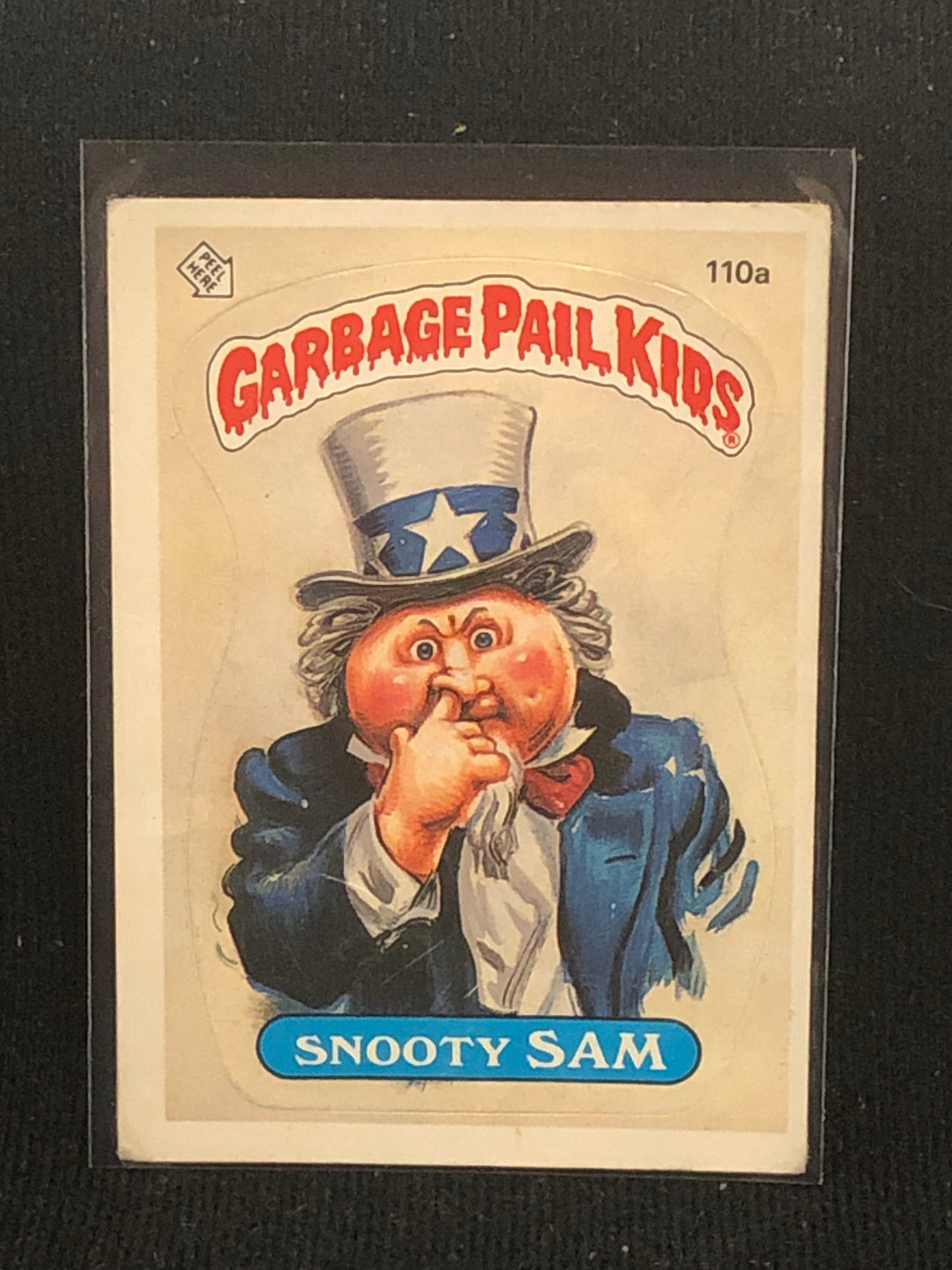 Garbage Pail Kids Original Series 3 (os3) 110a Snooty Sam