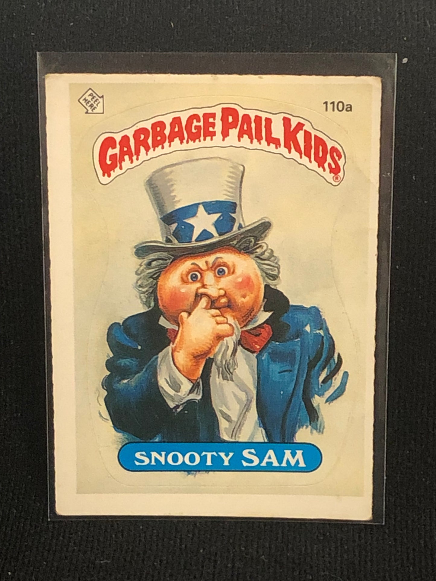 Garbage Pail Kids Original Series 3 (os3) 110a Snooty Sam