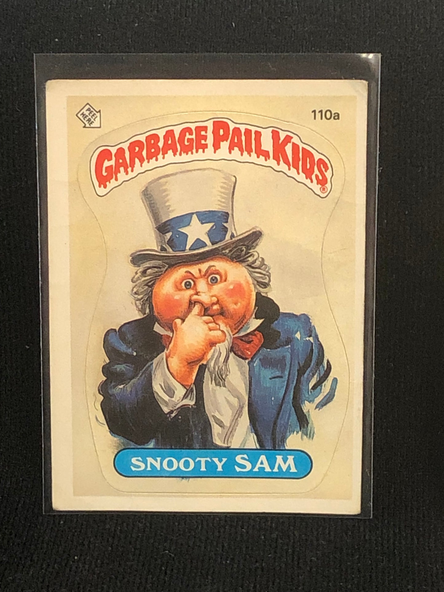 Garbage Pail Kids Original Series 3 (os3) 110a Snooty Sam