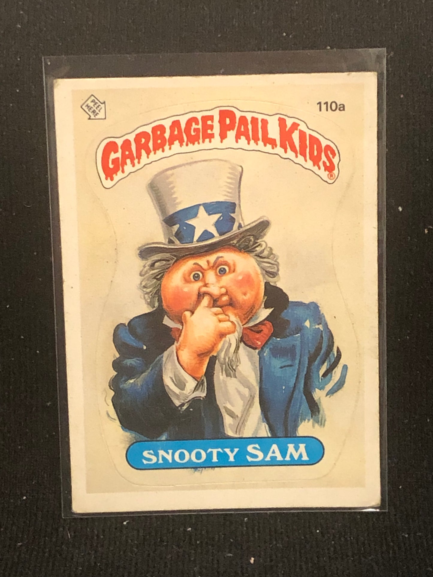 Garbage Pail Kids Original Series 3 (os3) 110a Snooty Sam