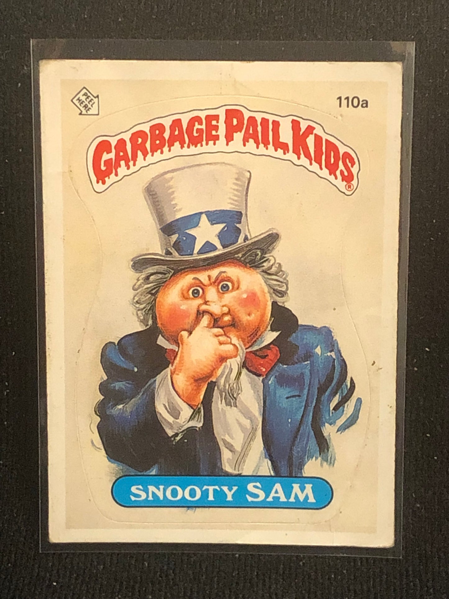 Garbage Pail Kids Original Series 3 (os3) 110a Snooty Sam