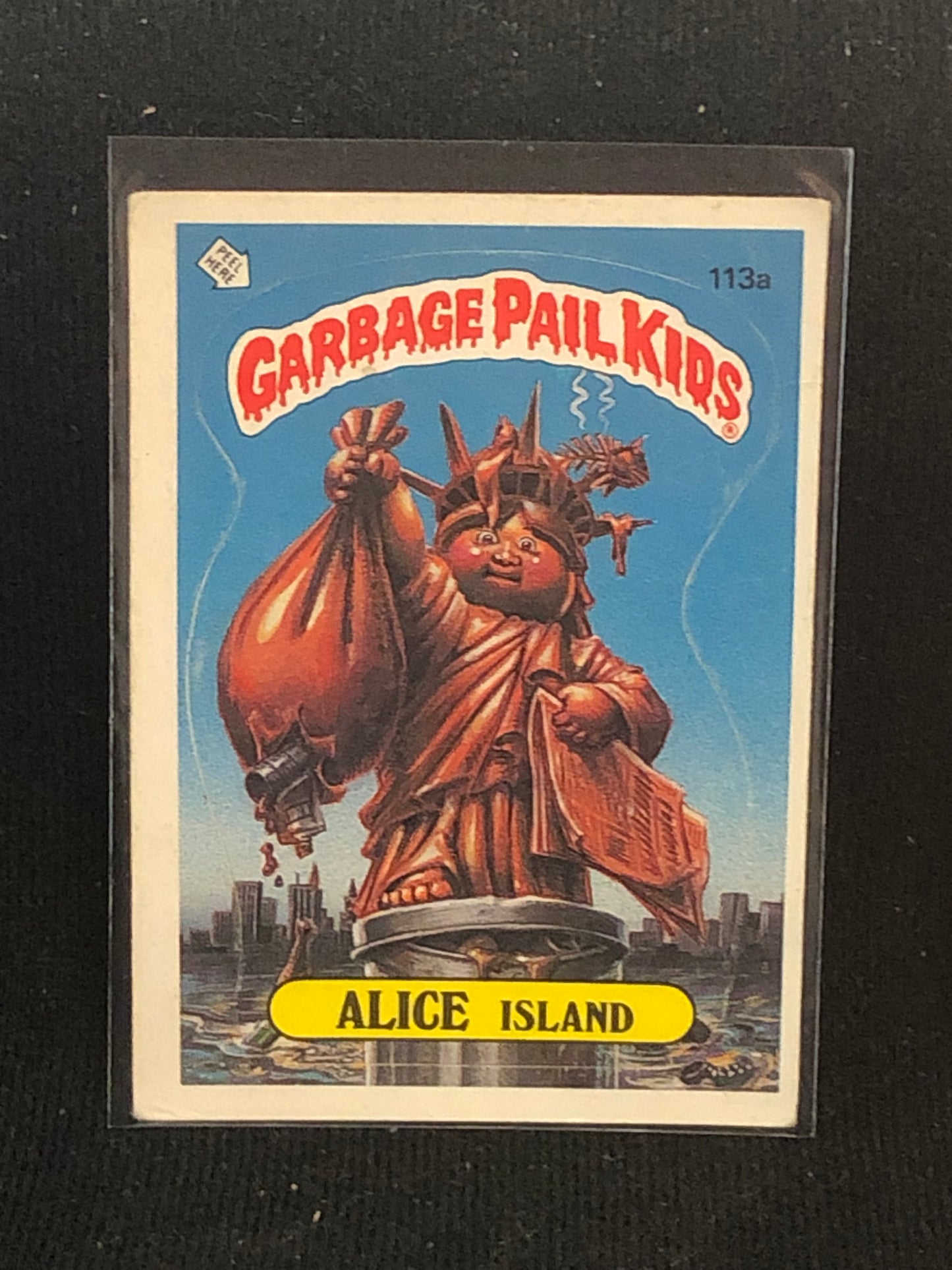 Garbage Pail Kids Original Series 3 (os3) 113a Alice Island