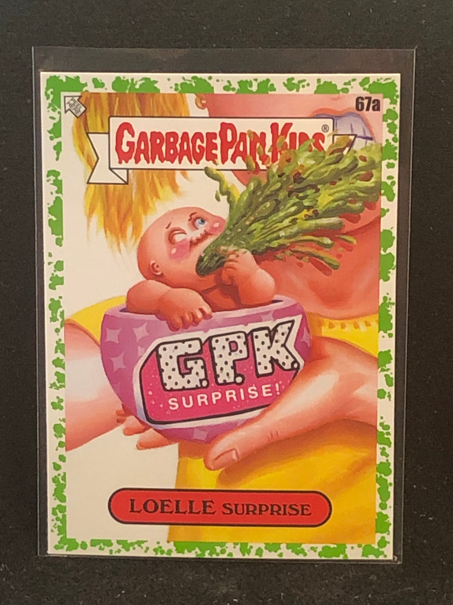 Garbage Pail Kids Kids At Play U-PICK Green Parallel Singles