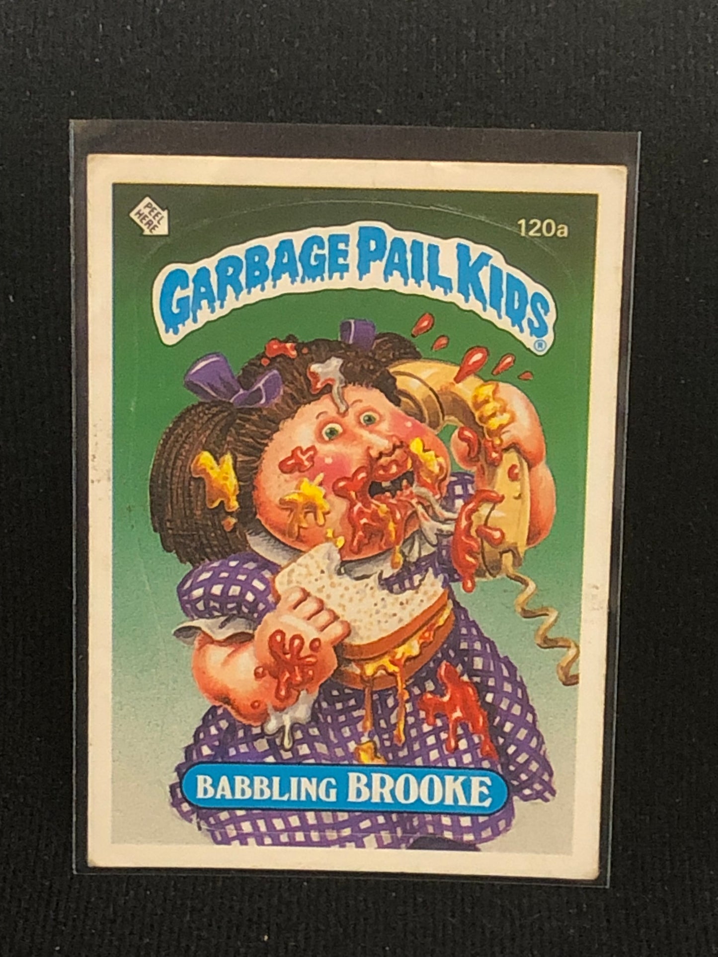 Garbage Pail Kids Original Series 3 (os3) 120a Babbling Brooke