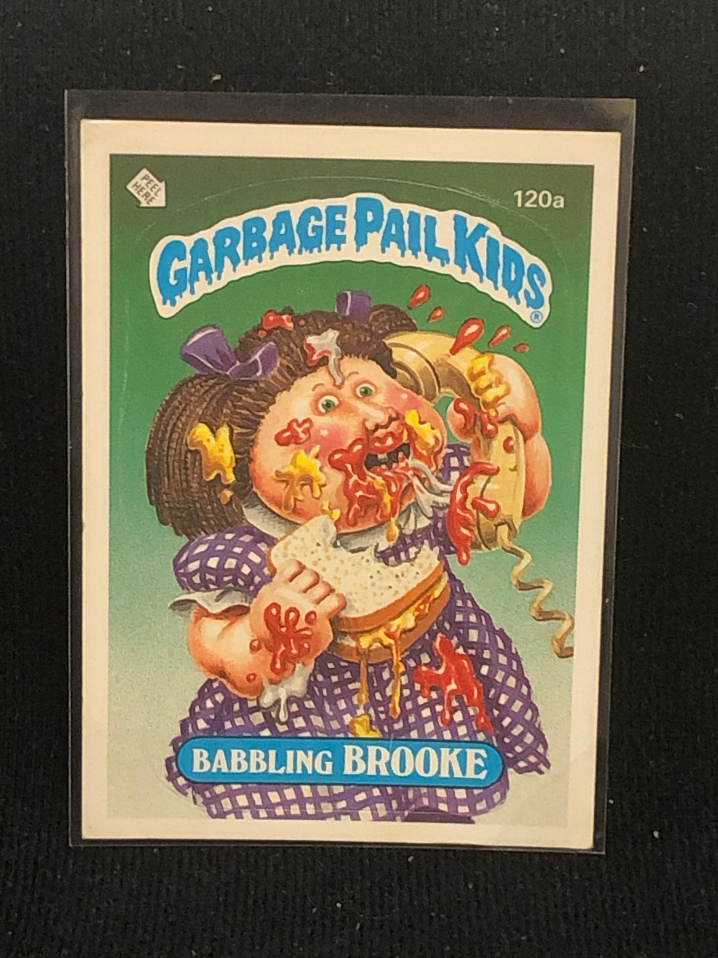 Garbage Pail Kids Original Series 3 (os3) 120a Babbling Brooke