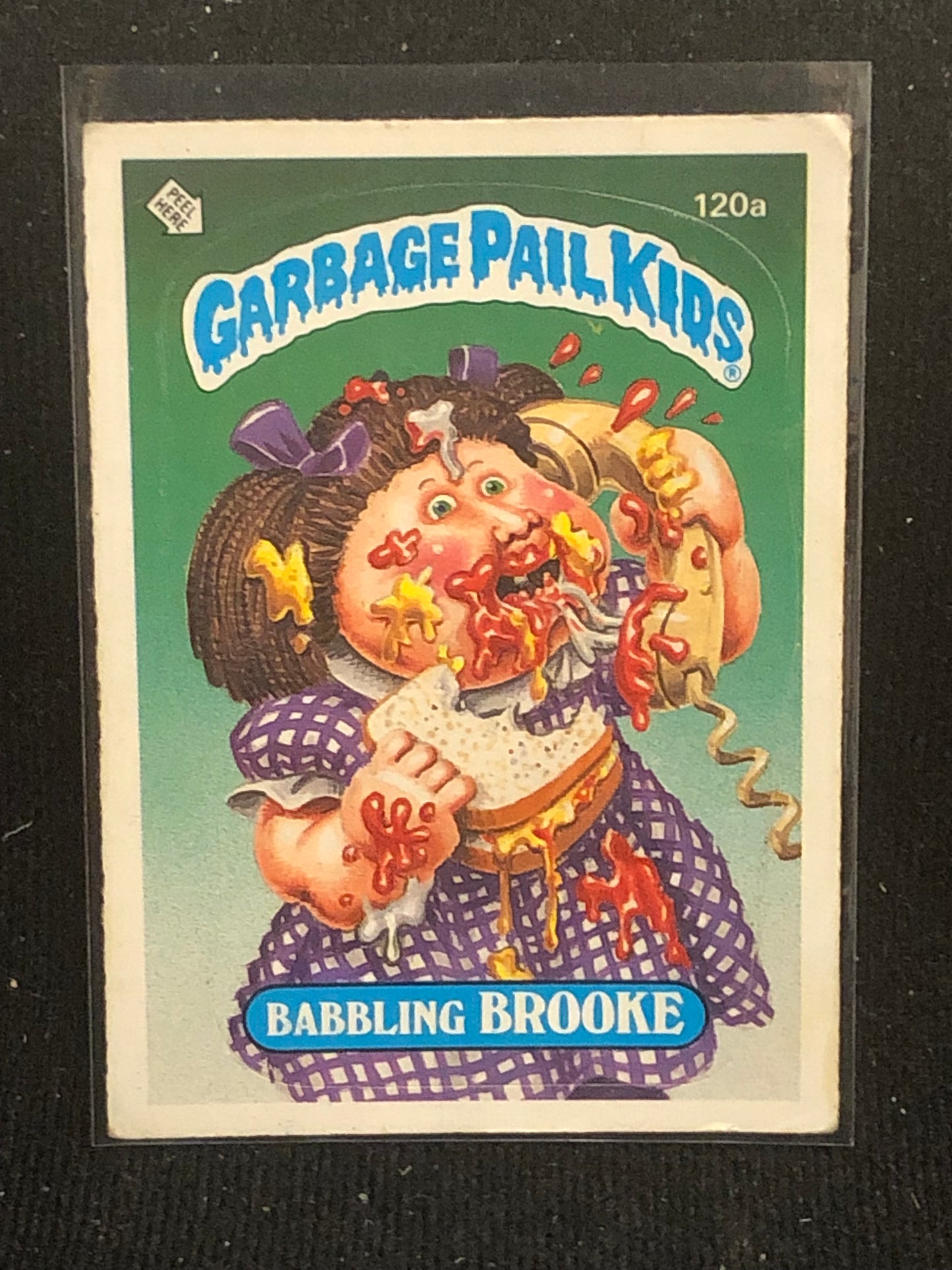 Garbage Pail Kids Original Series 3 (os3) 120a Babbling Brooke