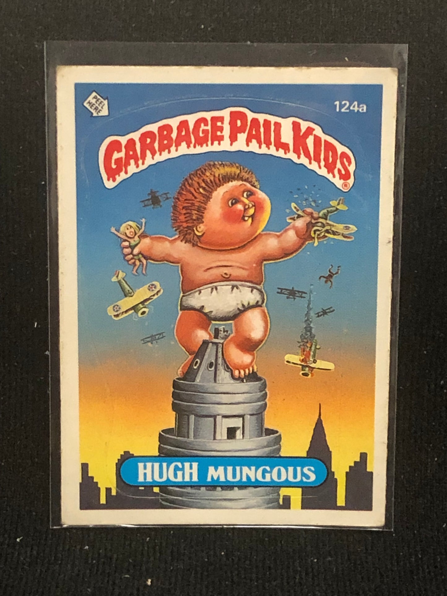 Garbage Pail Kids Original Series 3 (os3) 124a Hugh Mungous