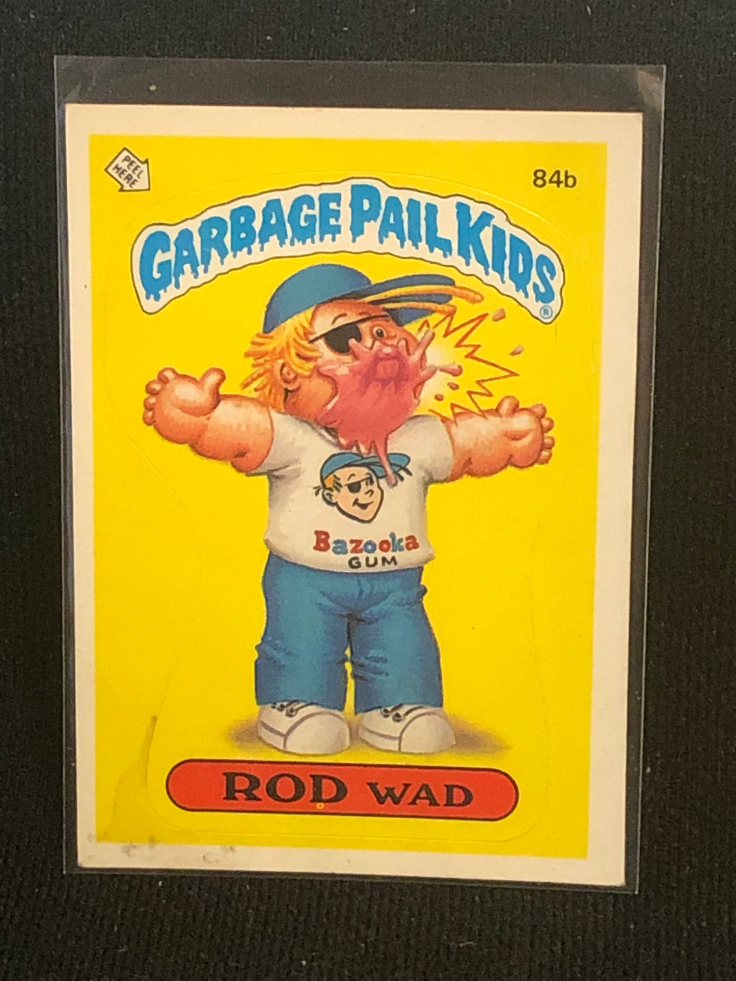 Garbage Pail Kids Original Series 3 (os3) 84b Rod Wad