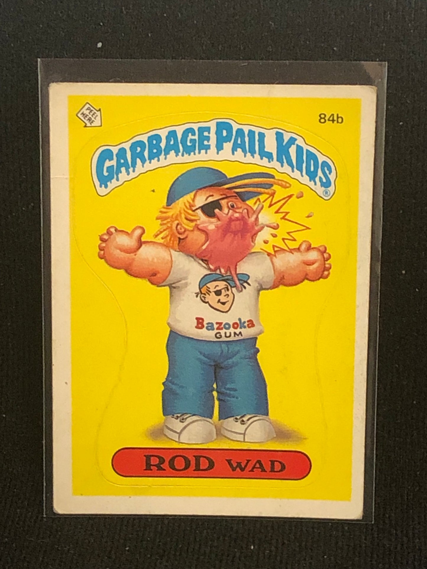 Garbage Pail Kids Original Series 3 (os3) 84b Rod Wad