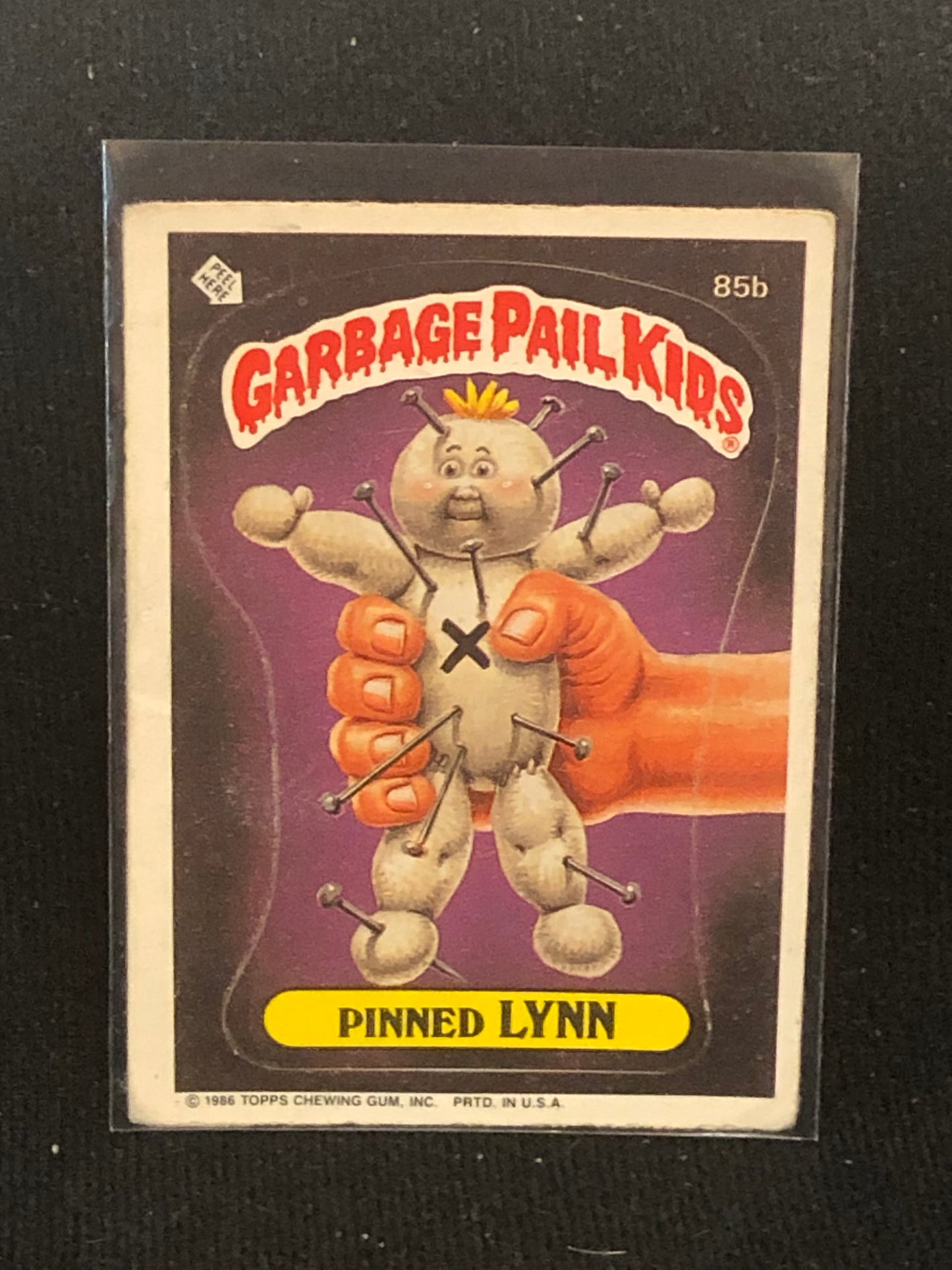 Garbage Pail Kids Original Series 3 (os3) 85b Pinned Lynn