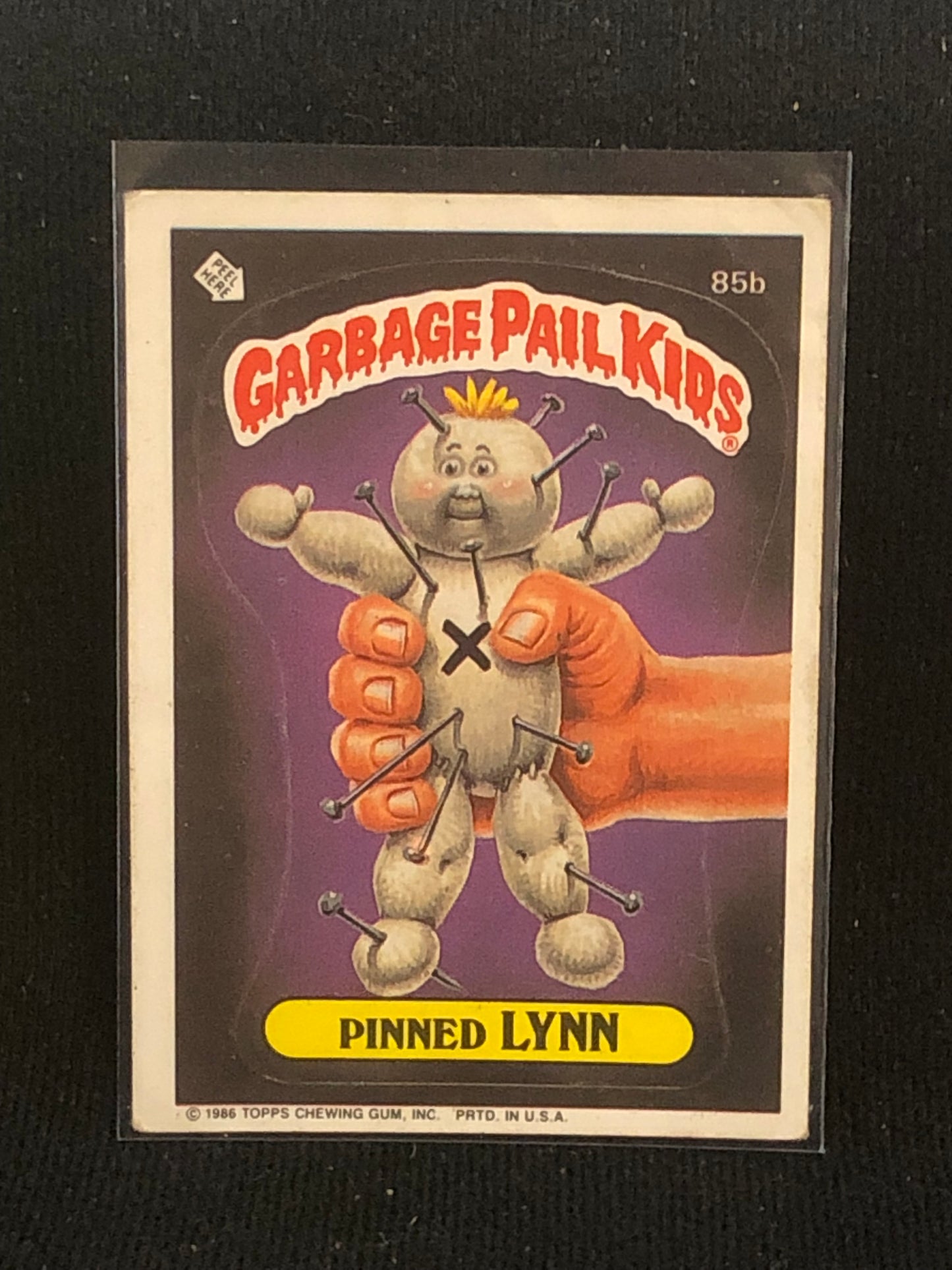 Garbage Pail Kids Original Series 3 (os3) 85b Pinned Lynn