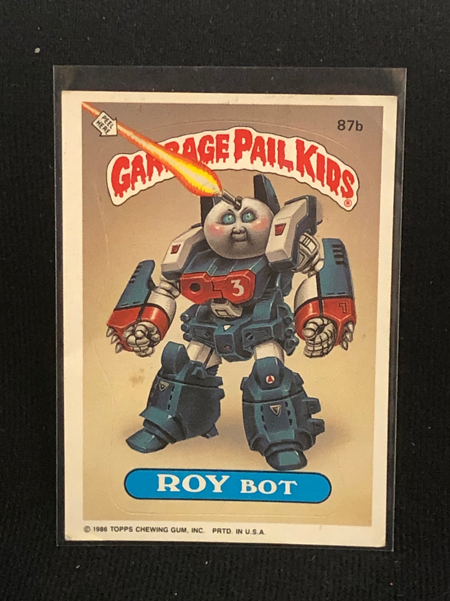 Garbage Pail Kids Original Series 3 (os3) 87b Roy Bot