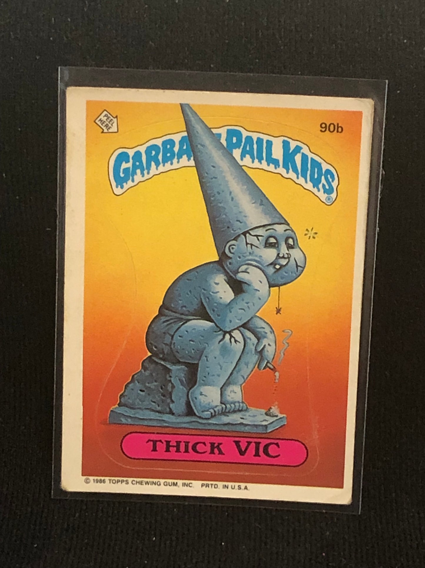 Garbage Pail Kids Original Series 3 (os3) 90b Thick Vic