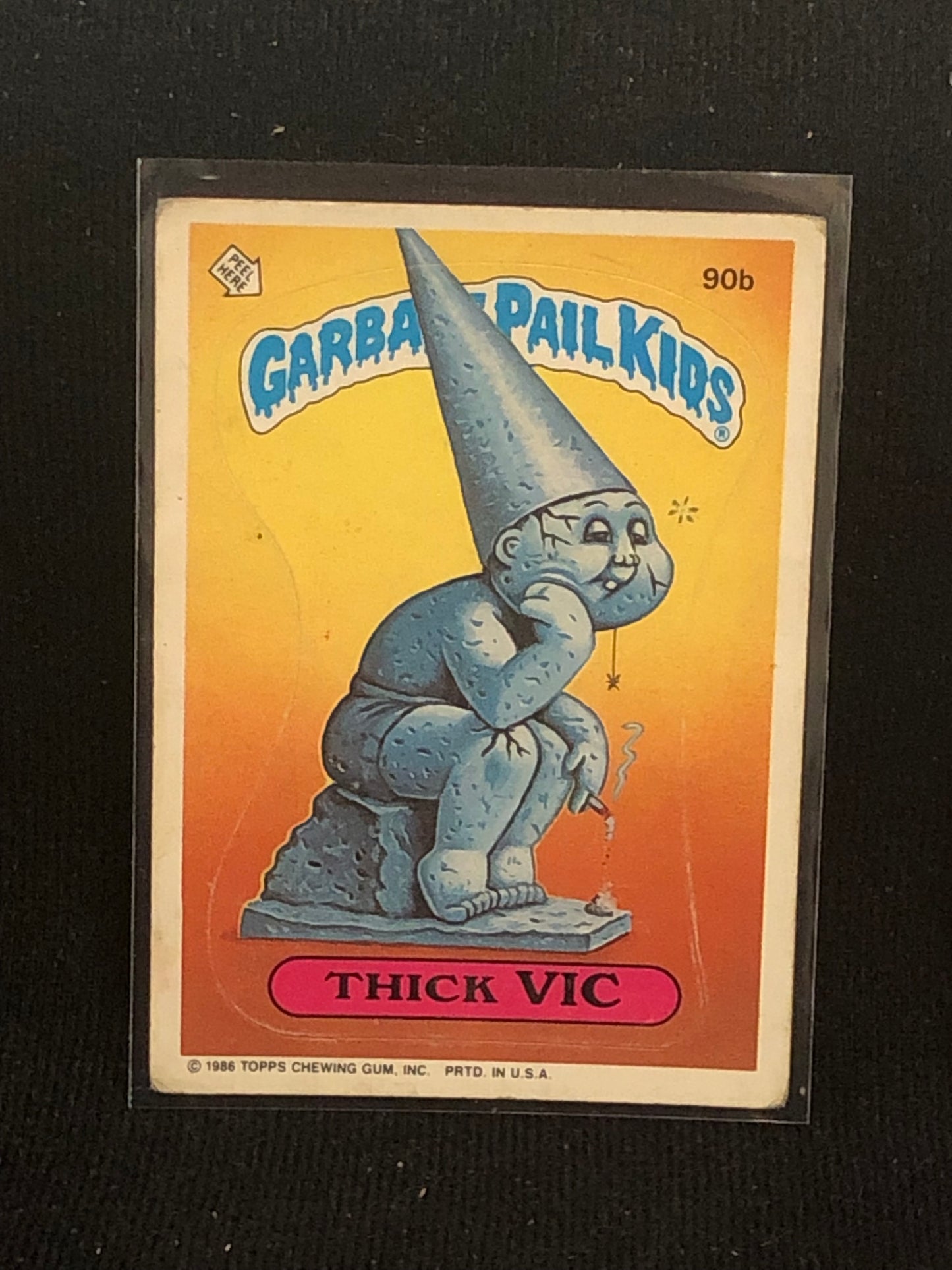 Garbage Pail Kids Original Series 3 (os3) 90b Thick Vic