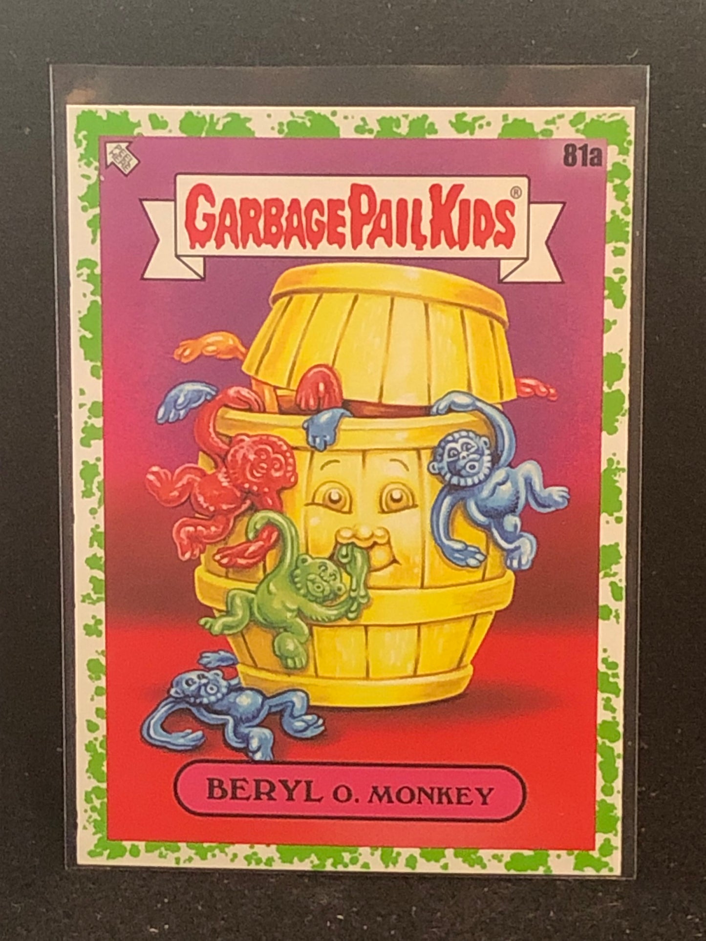 Garbage Pail Kids Kids At Play U-PICK Green Parallel Singles