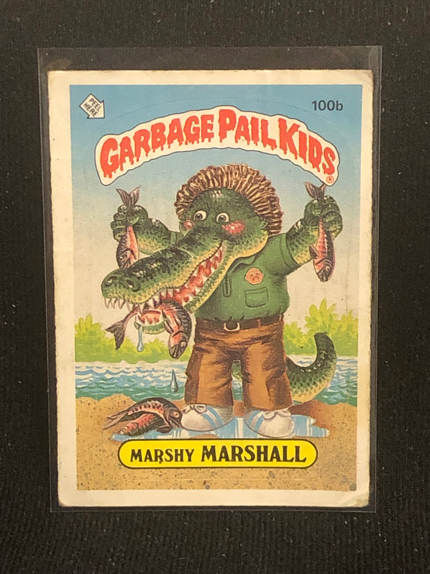 Garbage Pail Kids Original Series 3 (os3) 100b Marshy Marshall