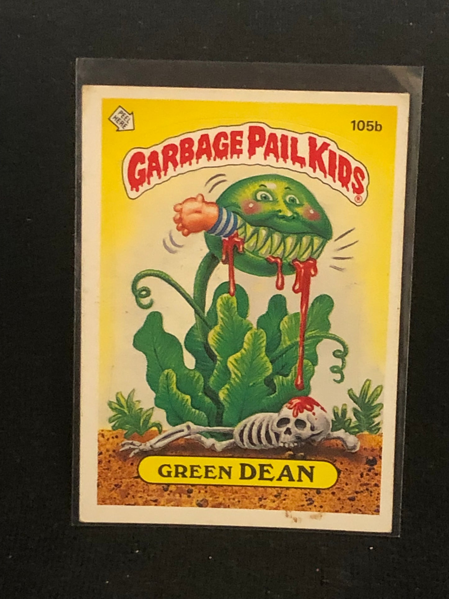 Garbage Pail Kids Original Series 3 (os3) 105b Green Dean