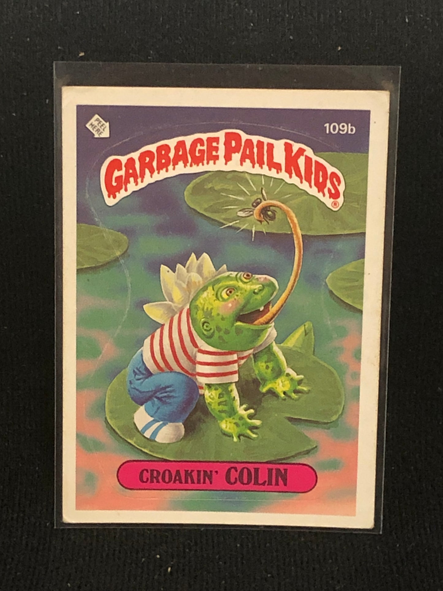 Garbage Pail Kids Original Series 3 (os3) 109b Croakin Colin