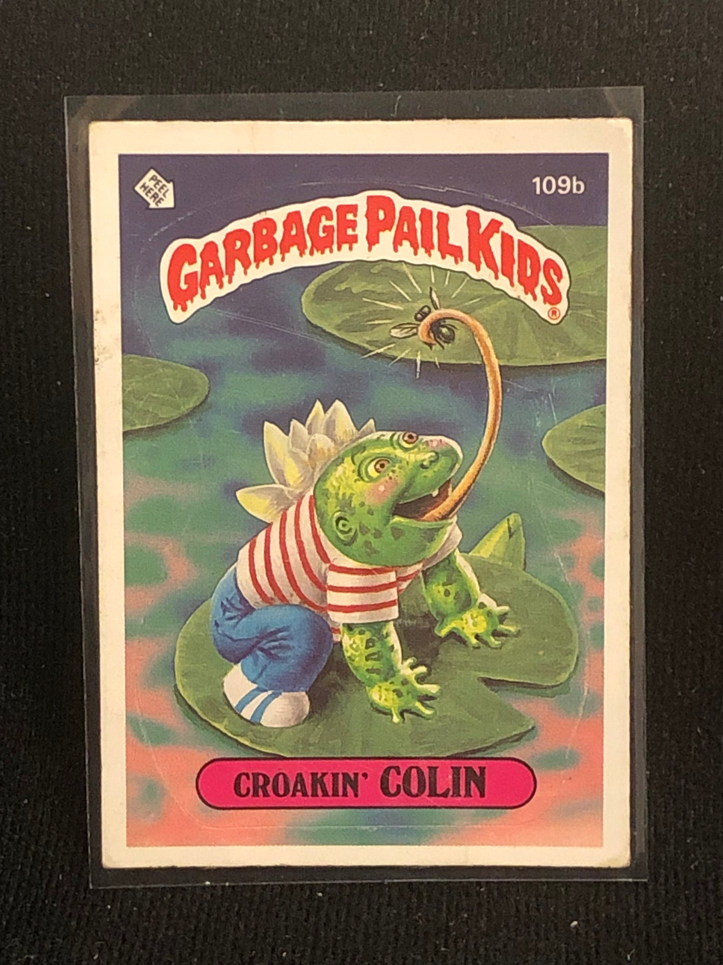 Garbage Pail Kids Original Series 3 (os3) 109b Croakin Colin