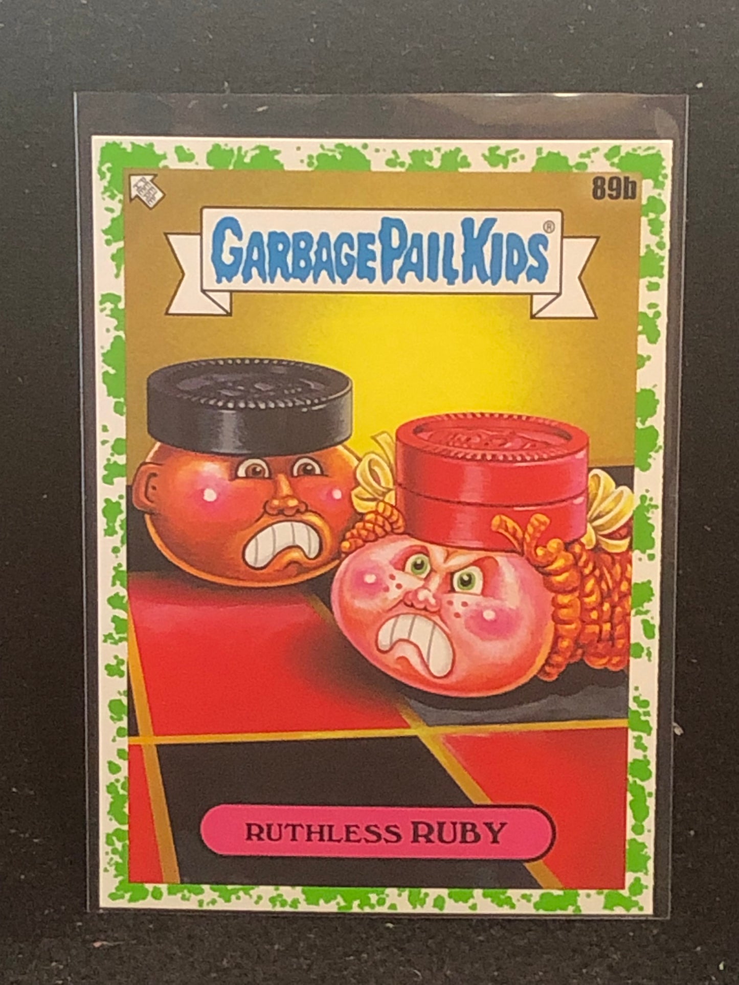 Garbage Pail Kids Kids At Play U-PICK Green Parallel Singles