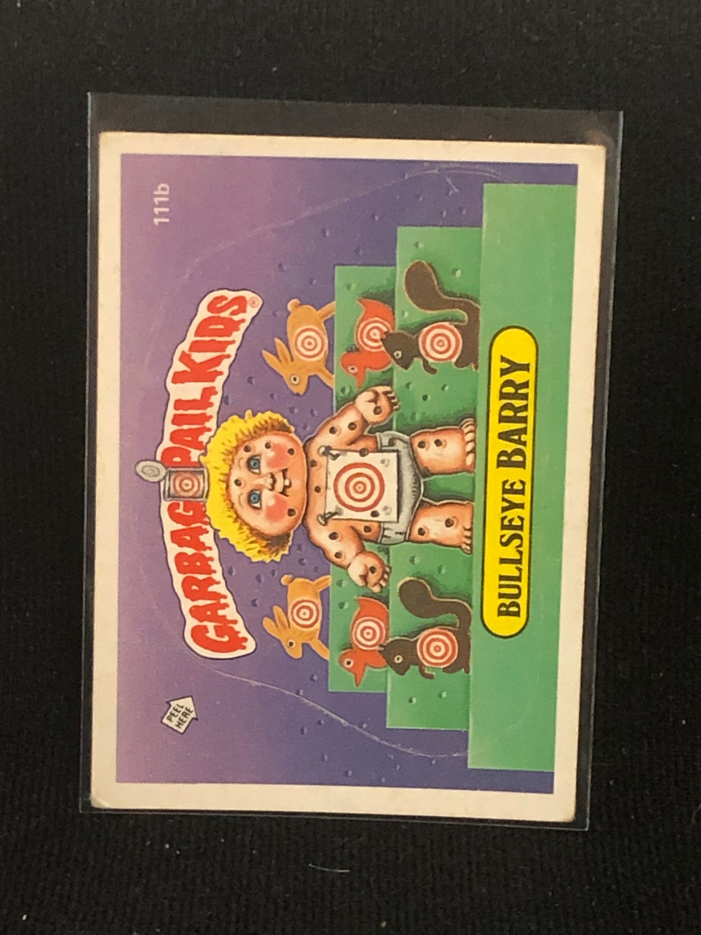 Garbage Pail Kids Original Series 3 (os3) 111b Bullseye Barry