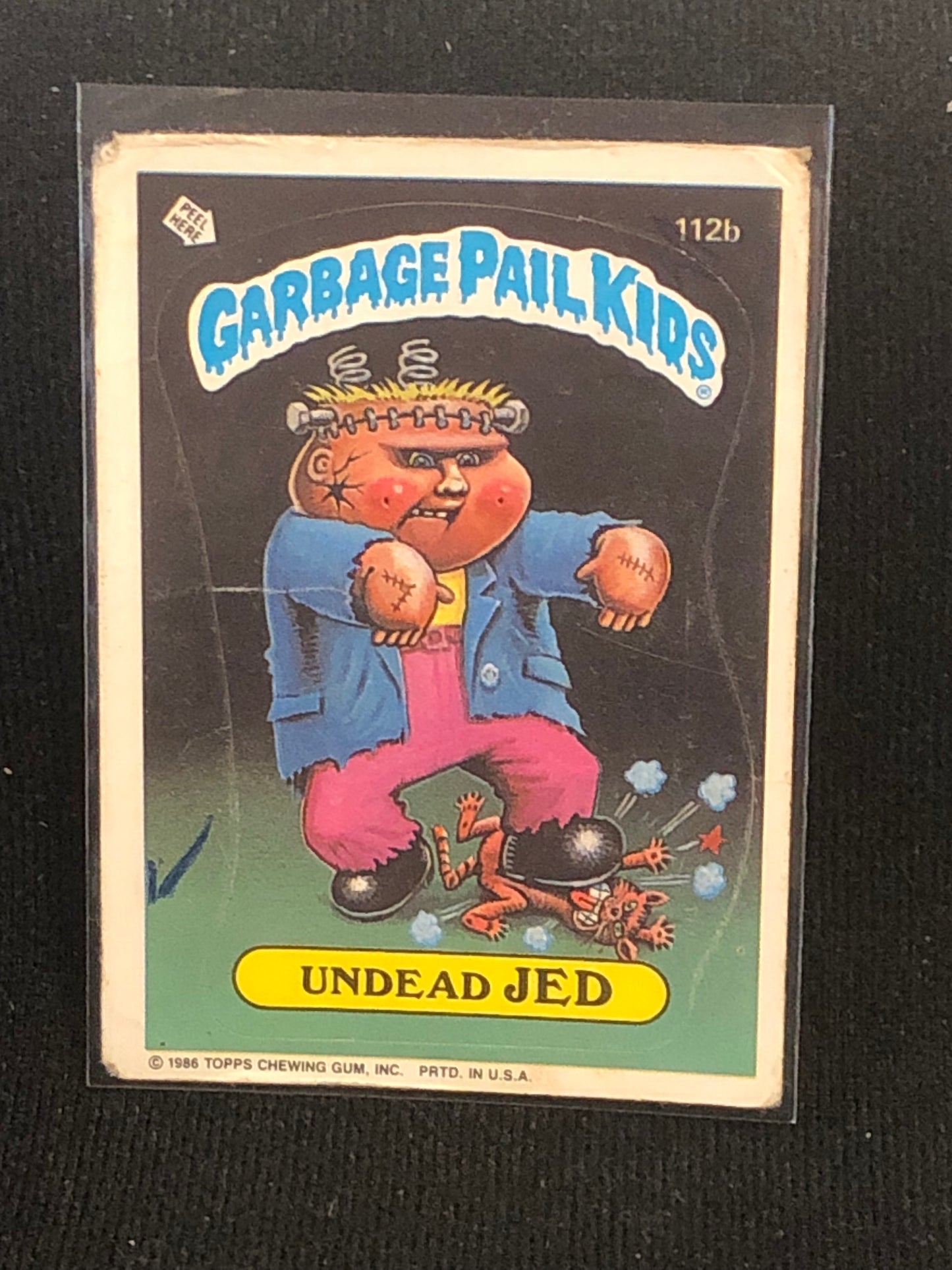 Garbage Pail Kids Original Series 3 (os3) 112b Undead Jed