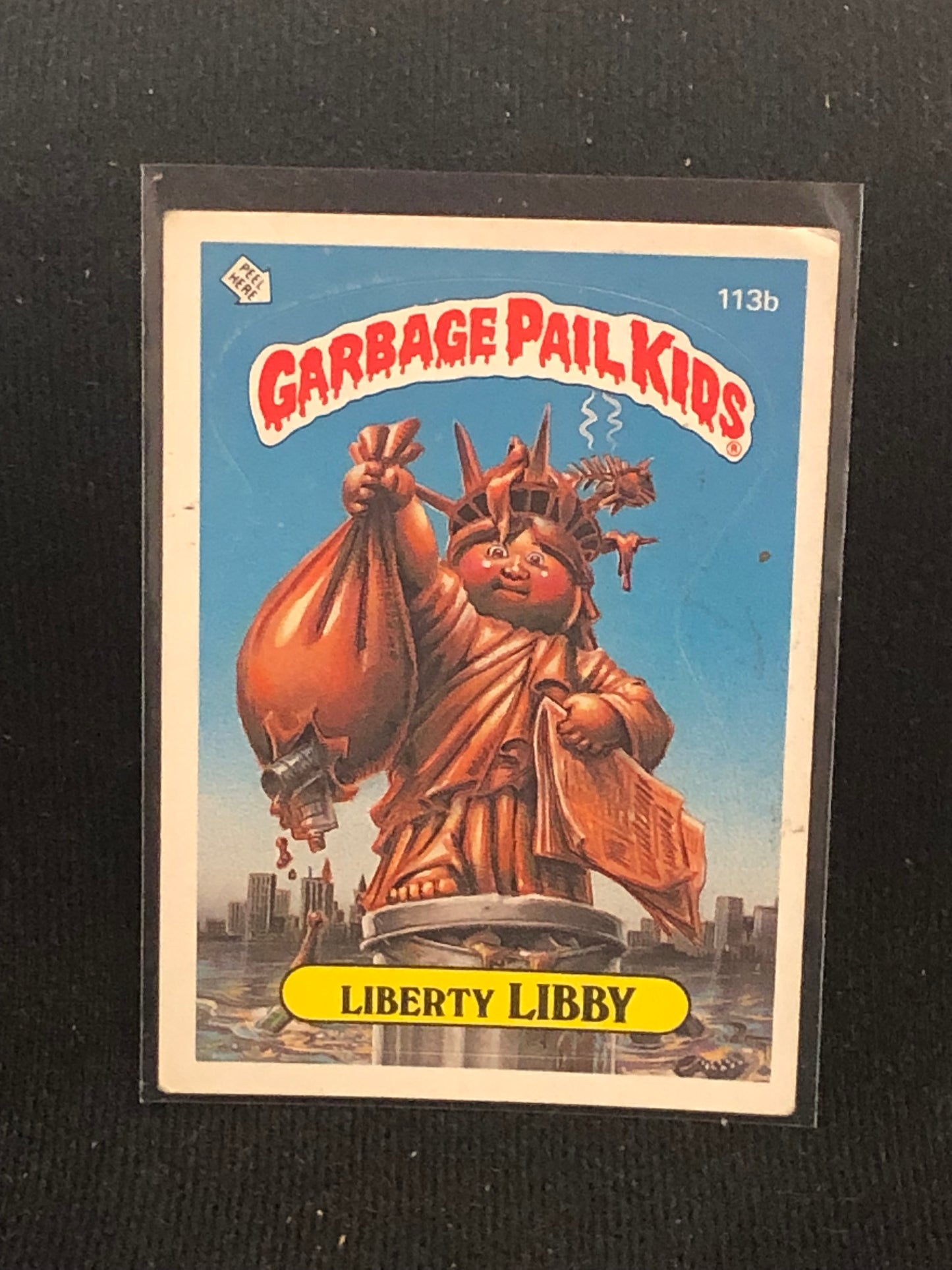 Garbage Pail Kids Original Series 3 (os3) 113b Liberty Libby