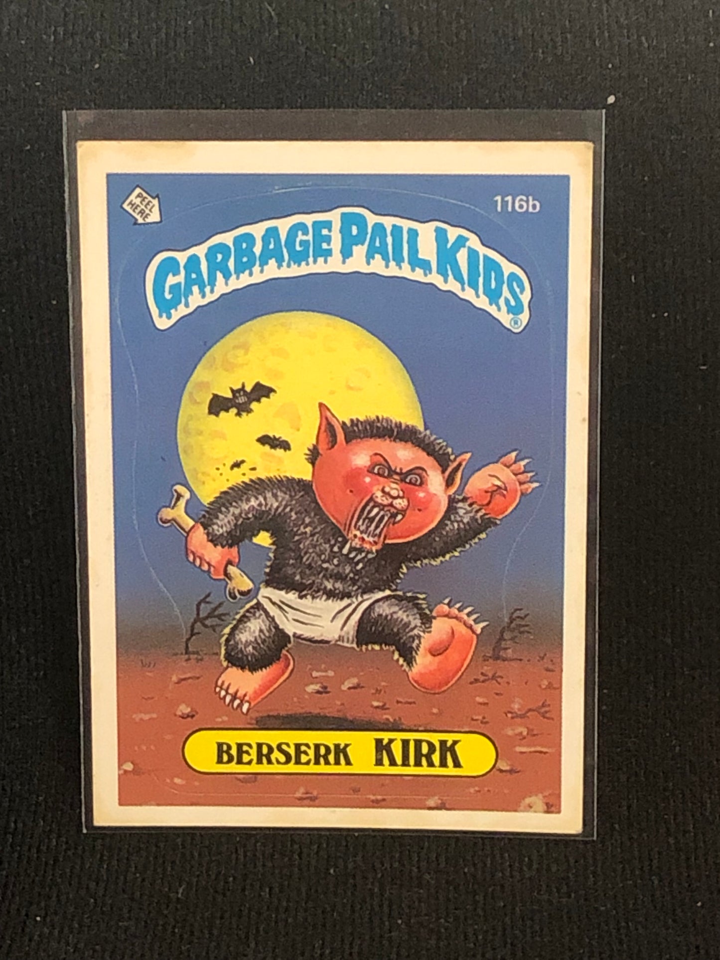 Garbage Pail Kids Original Series 3 (os3) 116b Berserk Kirk